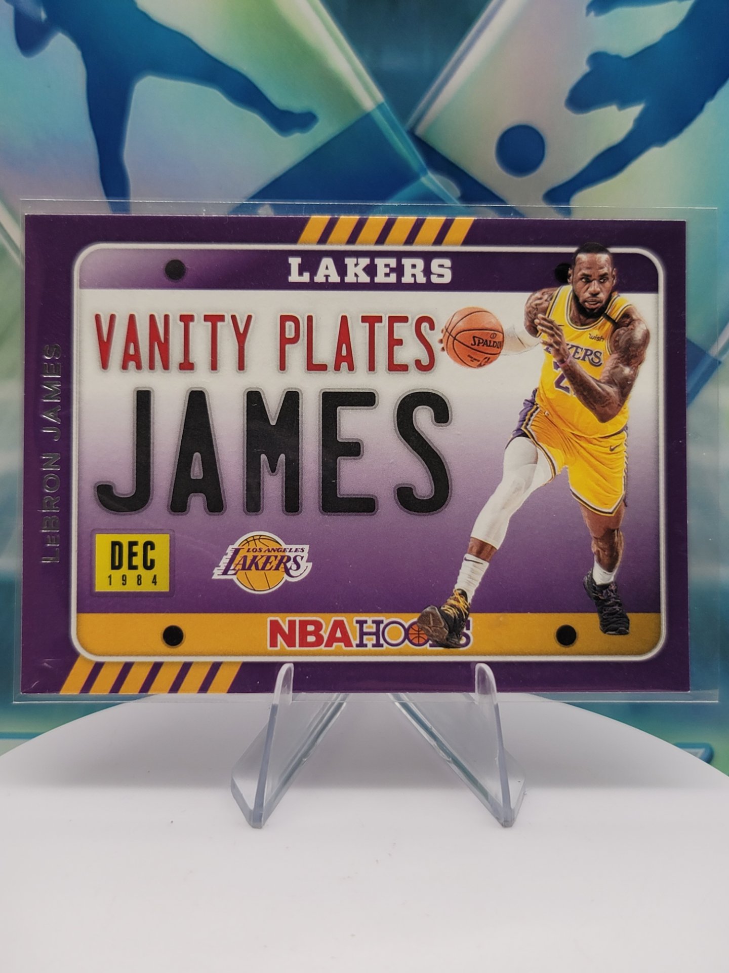 2021 Panini NBA Hoops LeBron James — 2021 Panini NBA Hoops Vanity Plates LeBron James