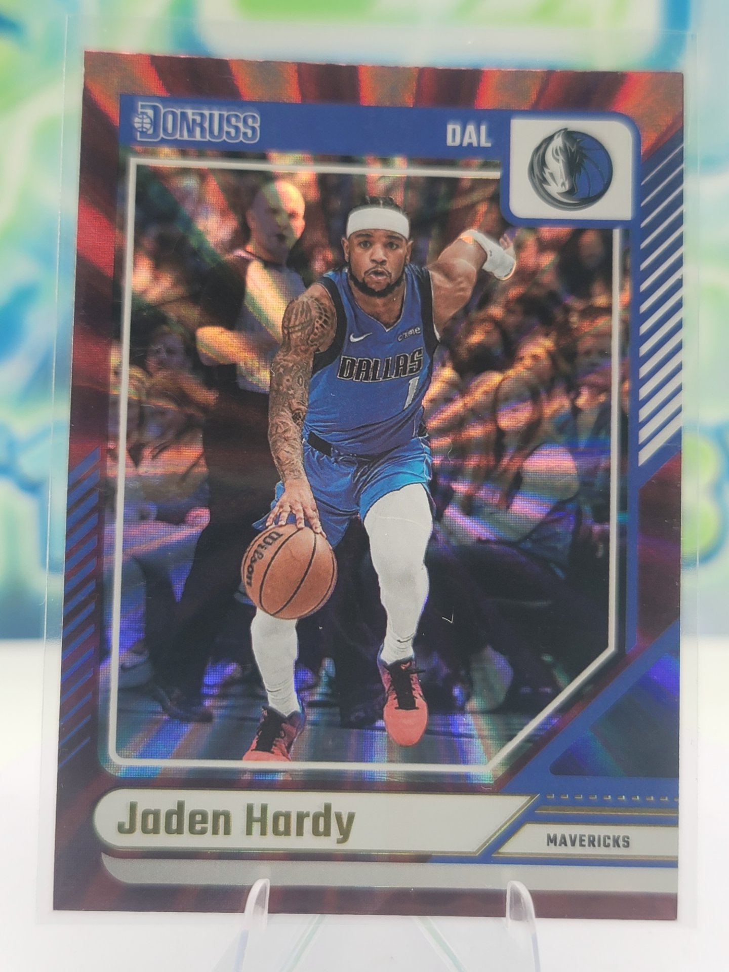 2025 Panini Donruss Jaden Hardy — 2025 Panini Donruss International Holo Maroon Laser Jaden Hardy