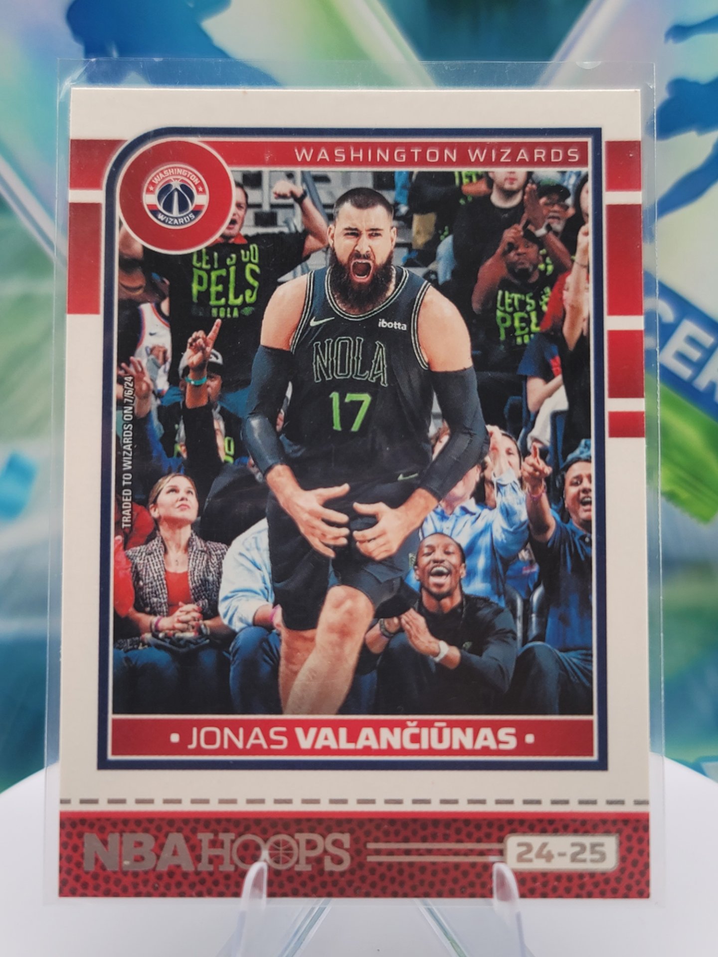 2025 Panini NBA Hoops Jonas Valanciunas — 2025 Panini NBA Hoops Base Jonas Valanciunas