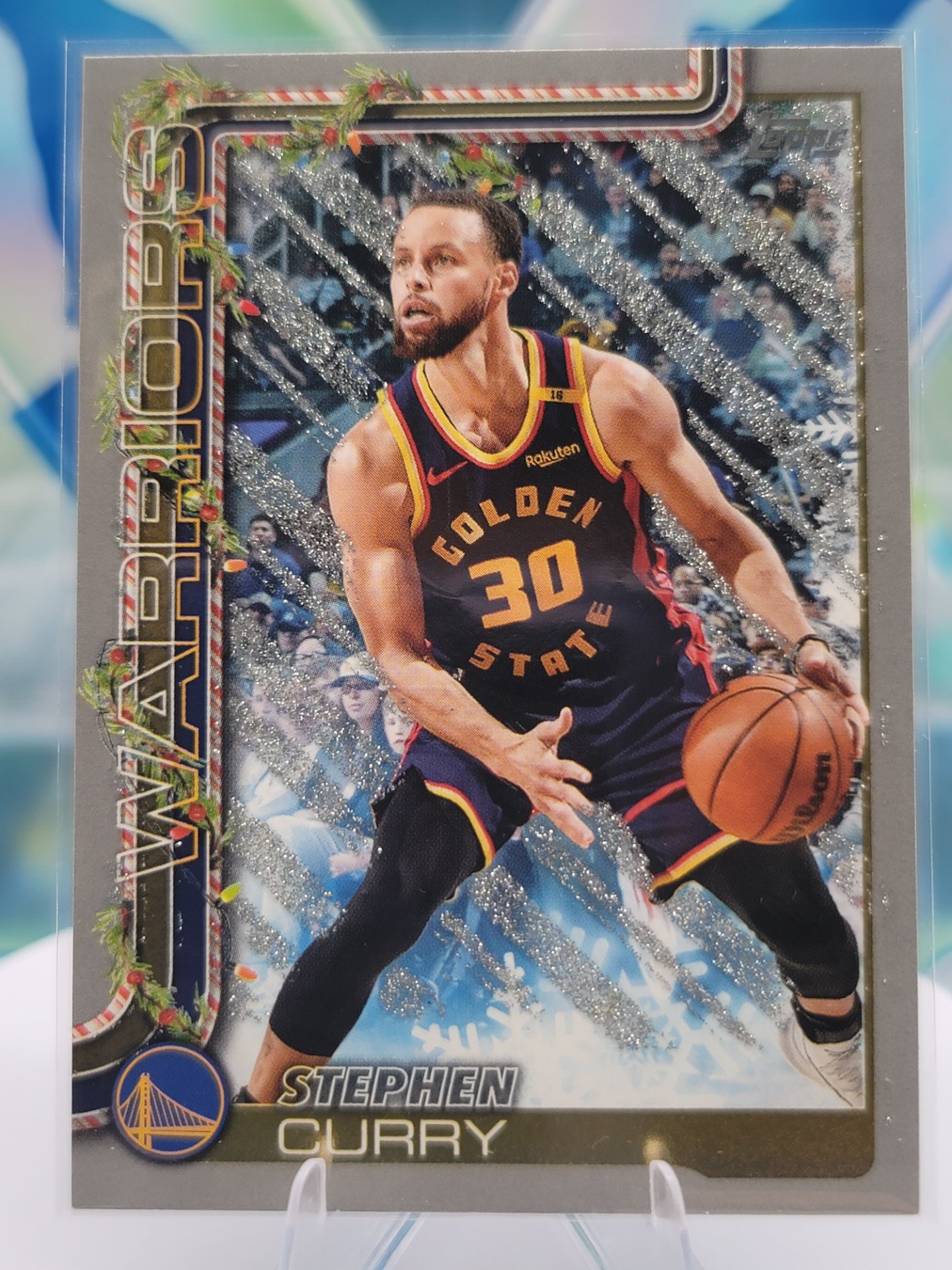 2025 Topps Topps Holiday Stephen Curry — 2025 Topps Topps Holiday Grey Stephen Curry