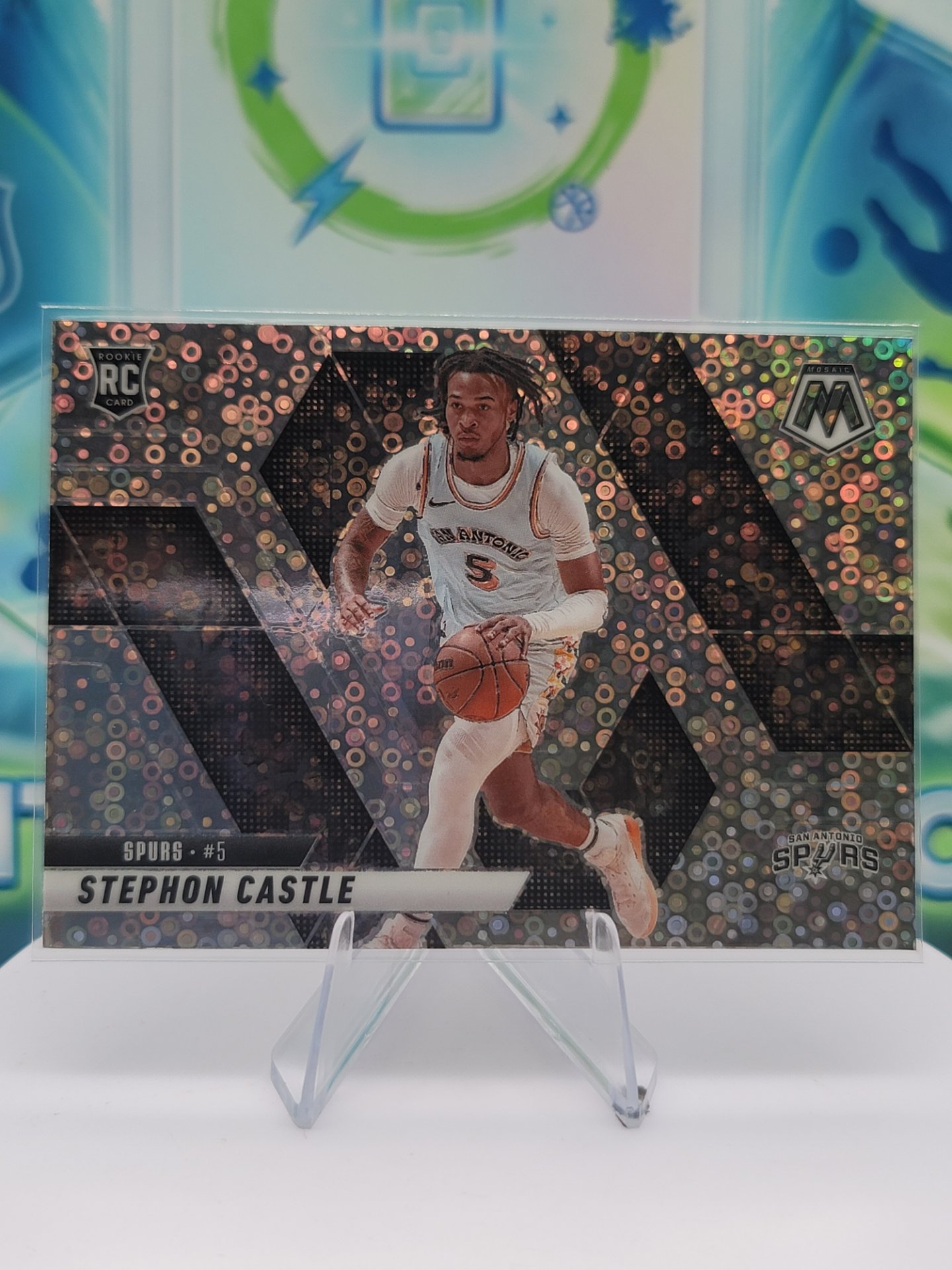 2025 Panini Mosaic Stephon Castle — 2025 Panini Mosaic Disco Stephon Castle Rookie