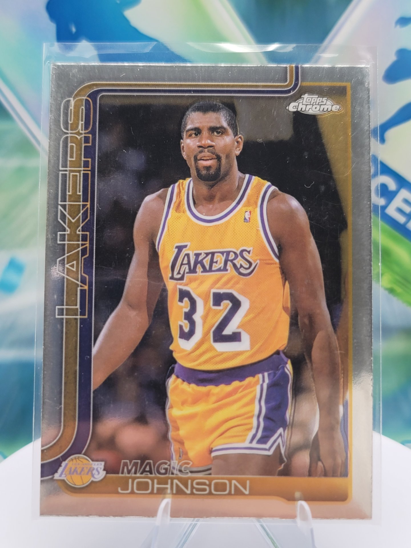 2025 Topps Topps Chrome Magic Johnson — 2025 Topps Topps Chrome Base Magic Johnson