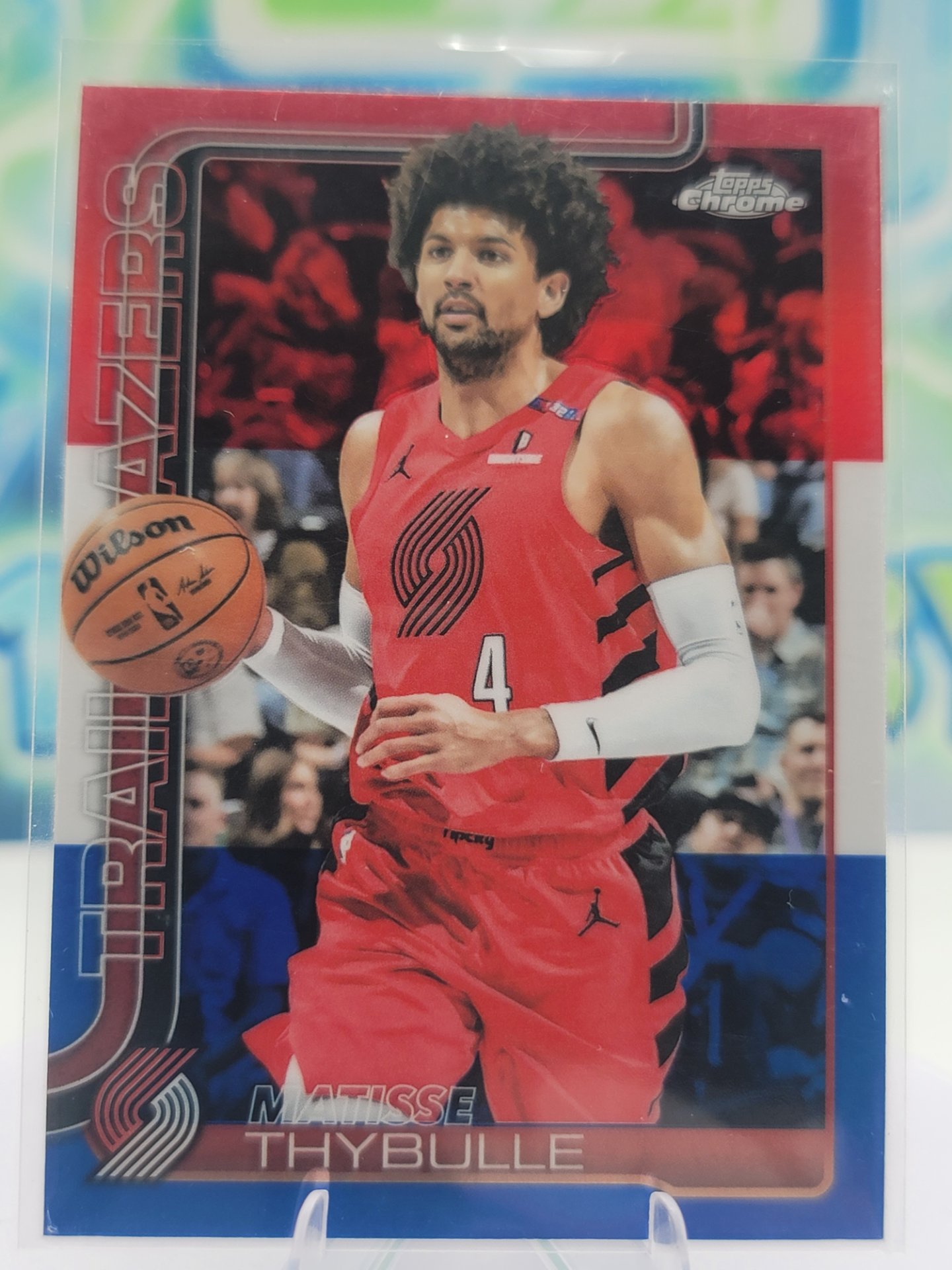 2025 Topps Topps Chrome Matisse Thybulle — 2025 Topps Topps Chrome Red White Blue Matisse Thybulle