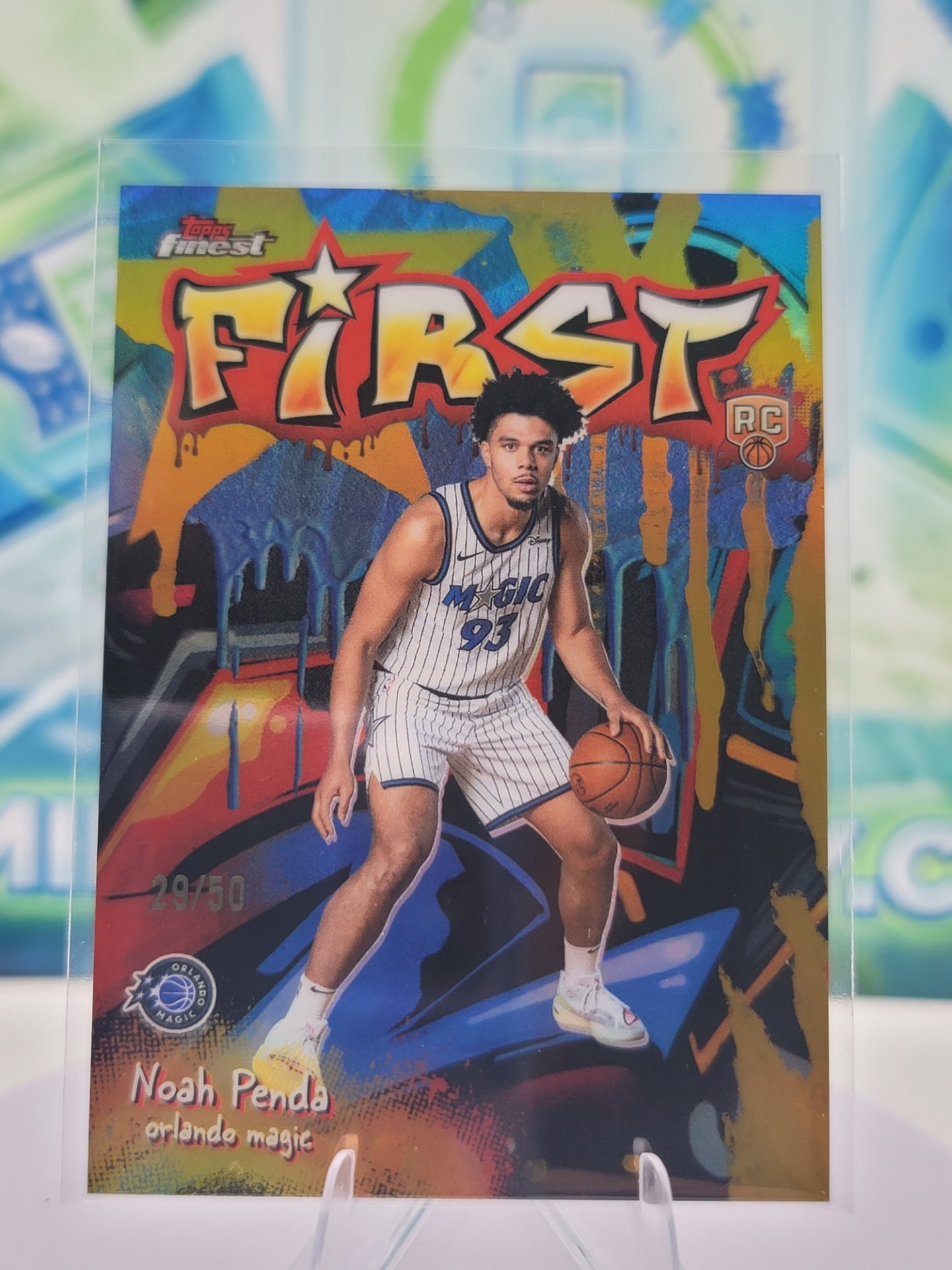 2026 Topps Topps Finest Noah Penda — 2026 Topps Topps Finest First Refractor Noah Penda #29 of 50 Rookie
