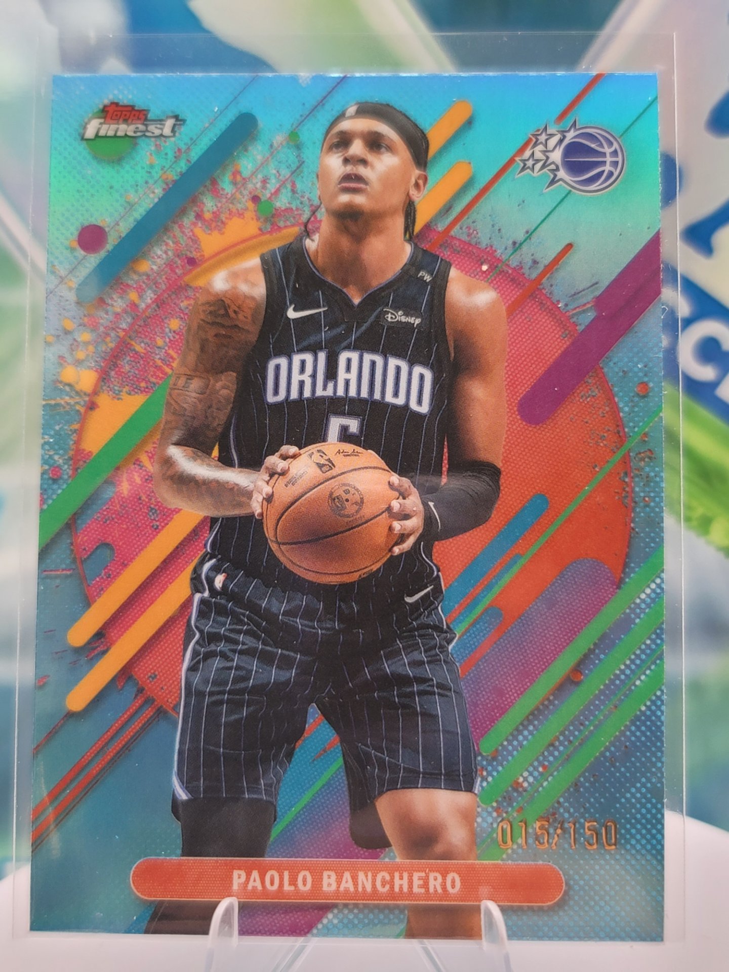 2026 Topps Topps Finest Paolo Banchero — 2026 Topps Topps Finest Rare Paolo Banchero #15 of 150