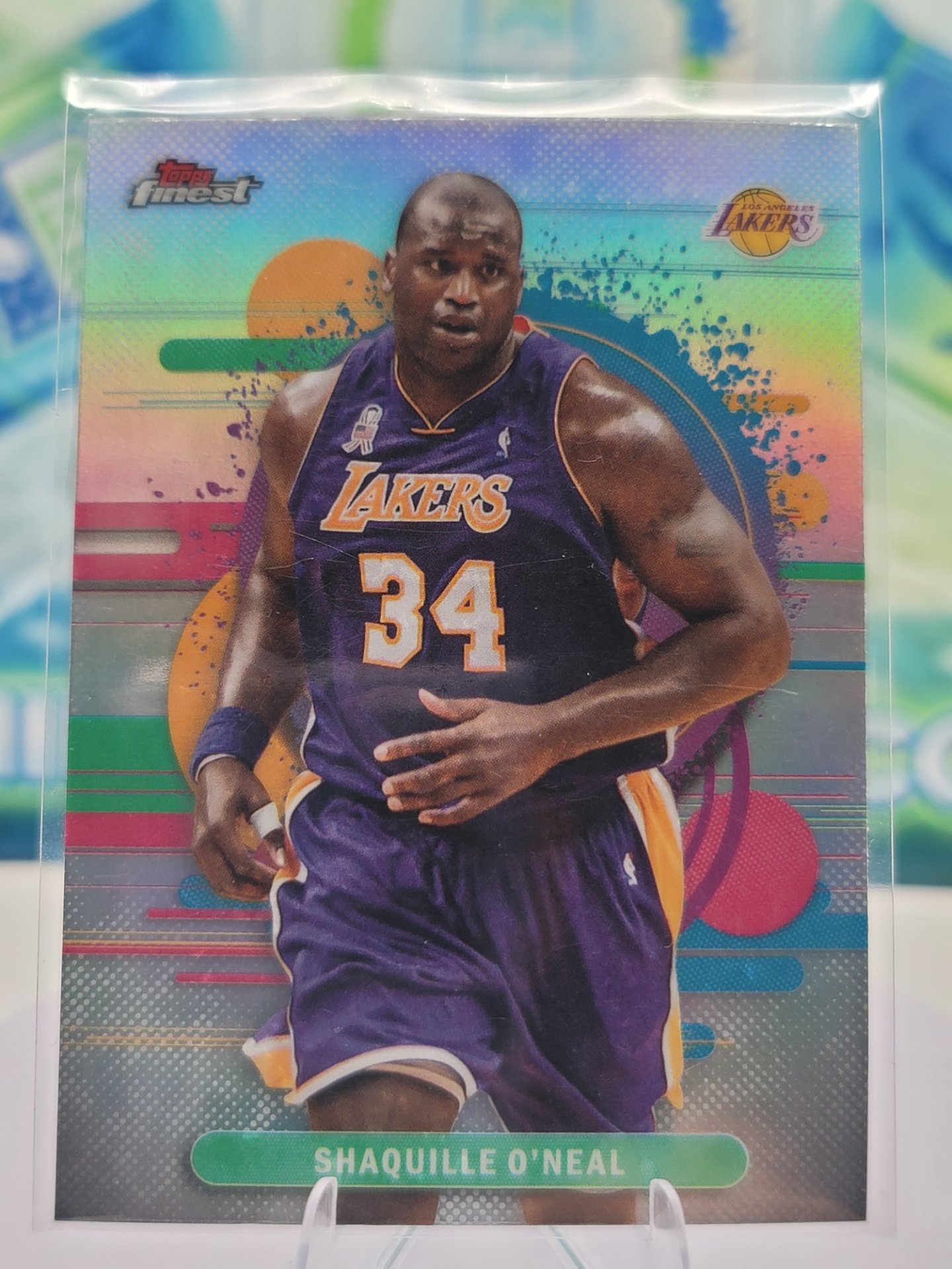 2026 Topps Topps Finest Shaquille O'Neal — 2026 Topps Topps Finest Uncommon Refractor Shaquille O'Neal