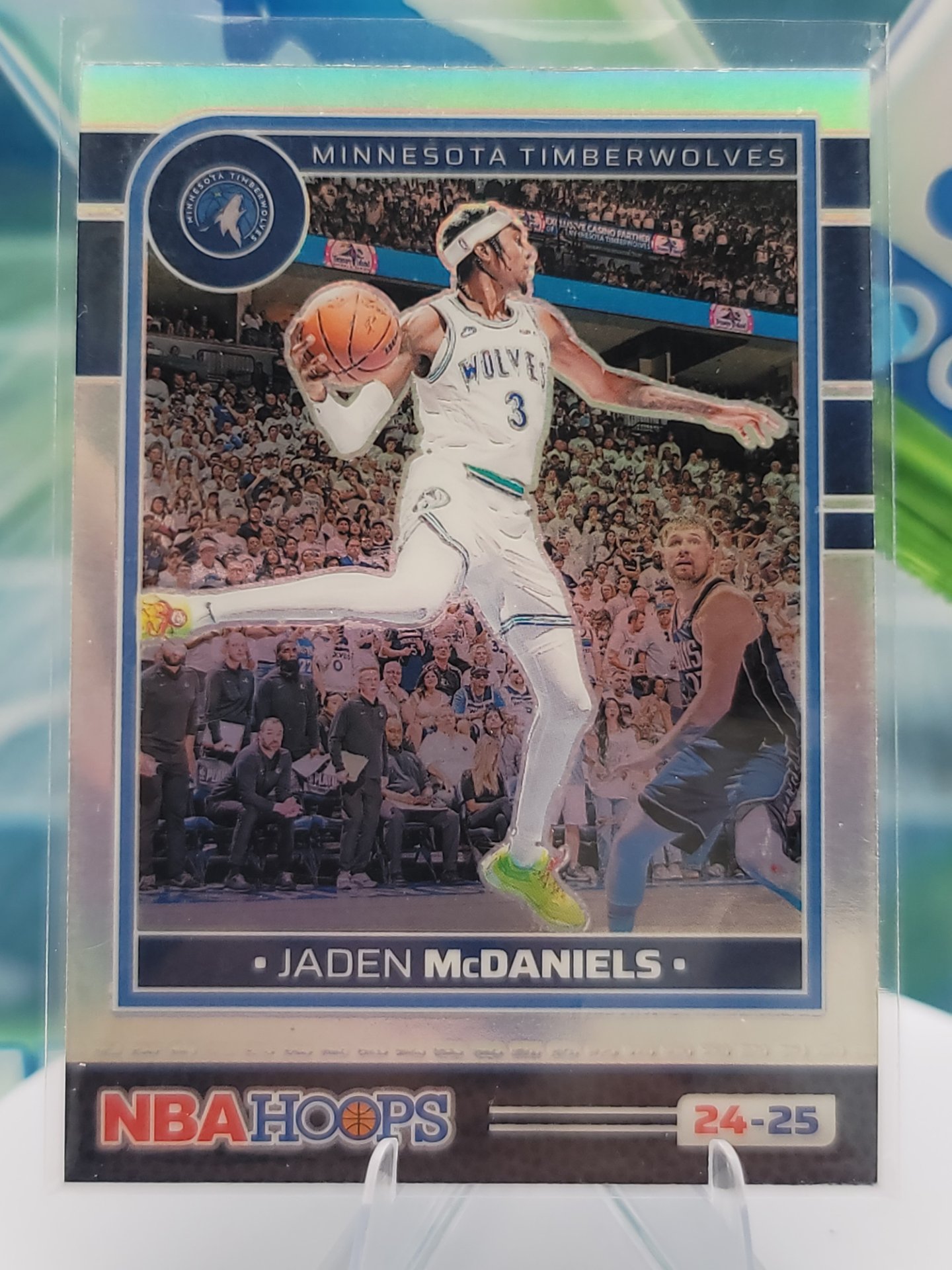 2025 Panini NBA Hoops Jaden McDaniels — 2025 Panini NBA Hoops Silver Jaden McDaniels