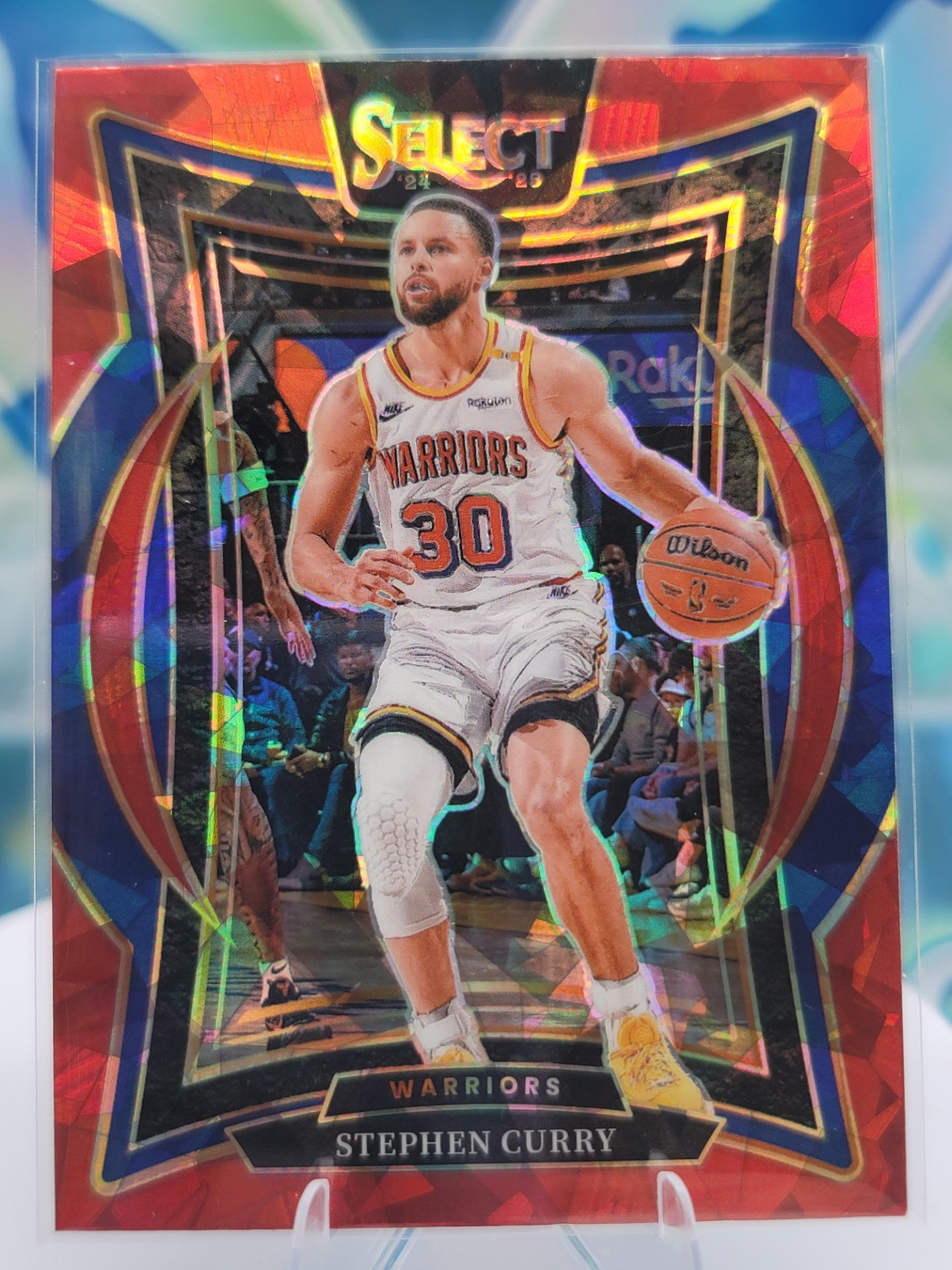 2025 Panini Select Stephen Curry — 2025 Panini Select Red Ice Stephen Curry