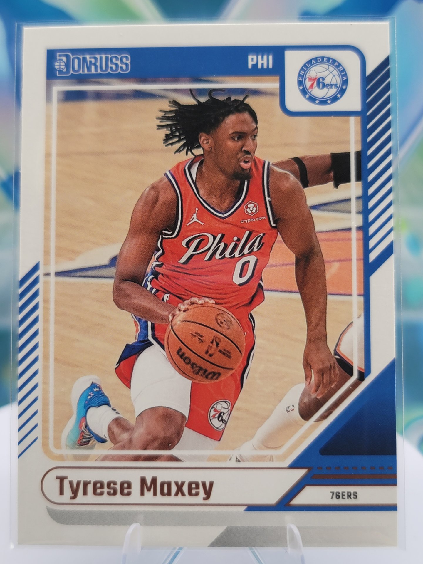2025 Panini Donruss Tyrese Maxey — 2025 Panini Donruss Base Tyrese Maxey