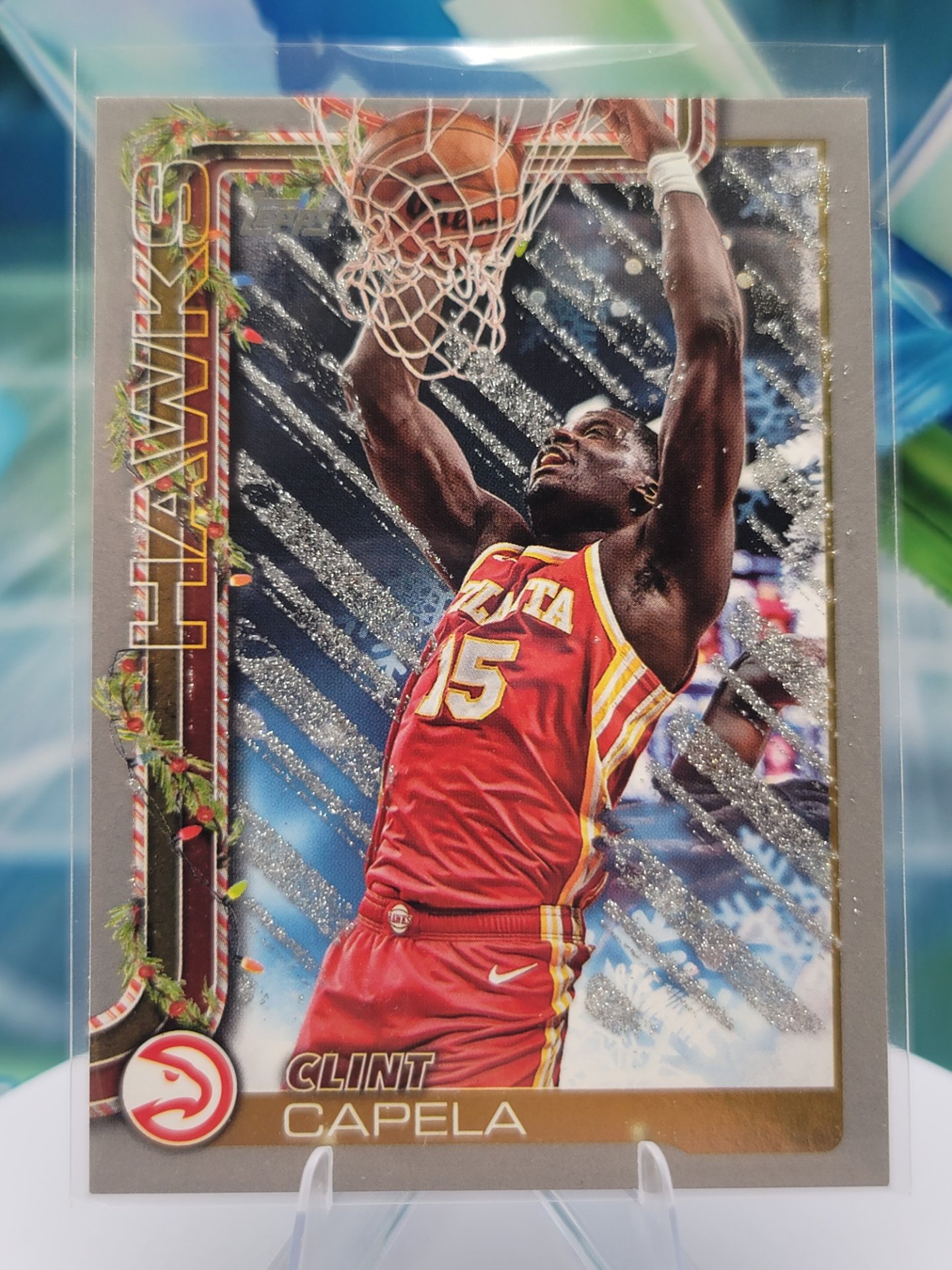 2025 Topps Topps Holiday Clint Capela — 2025 Topps Topps Holiday Grey Clint Capela