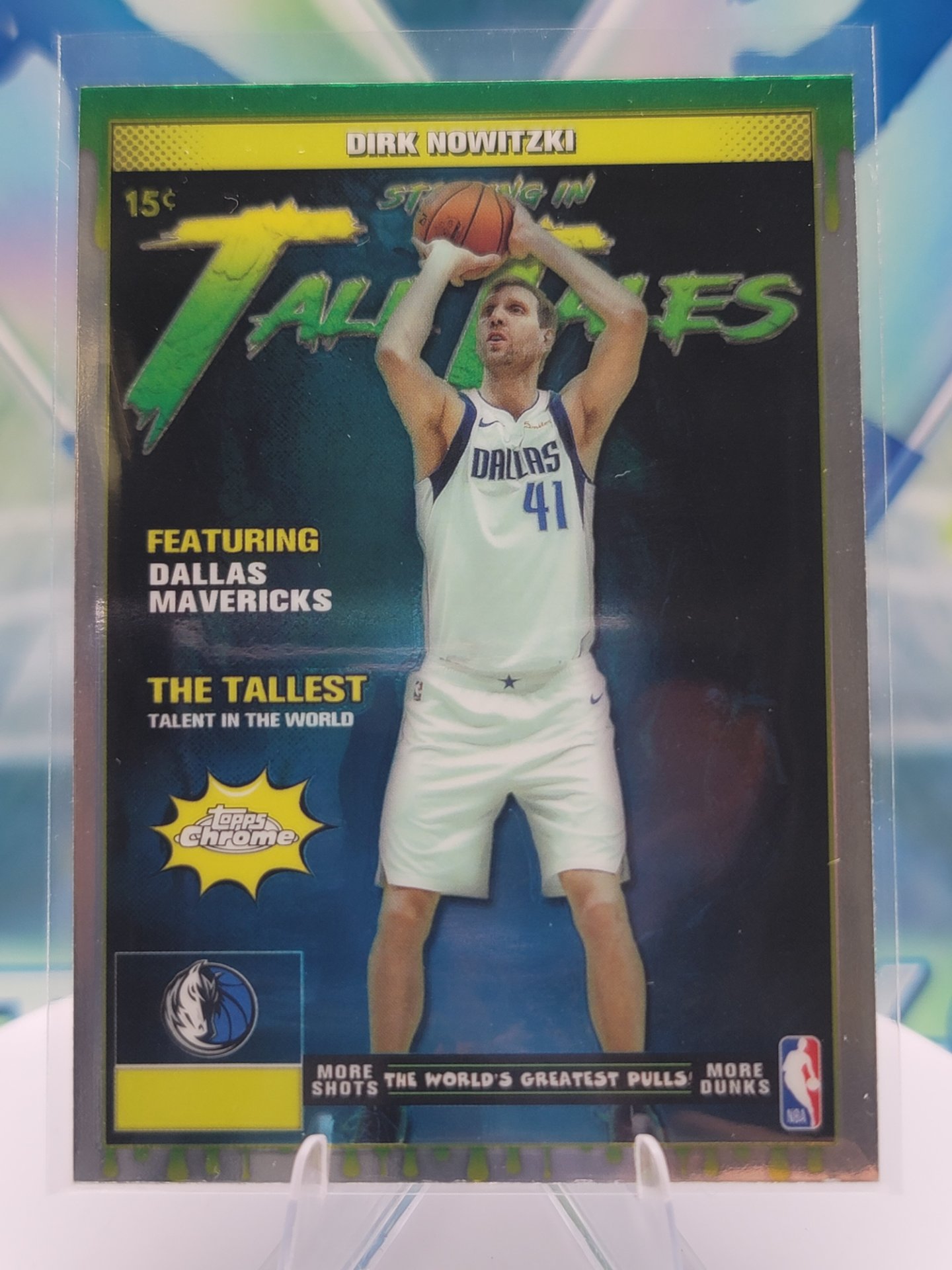 2025 Topps Topps Chrome Dirk Nowitzki — 2025 Topps Topps Chrome Tall Tales Dirk Nowitzki
