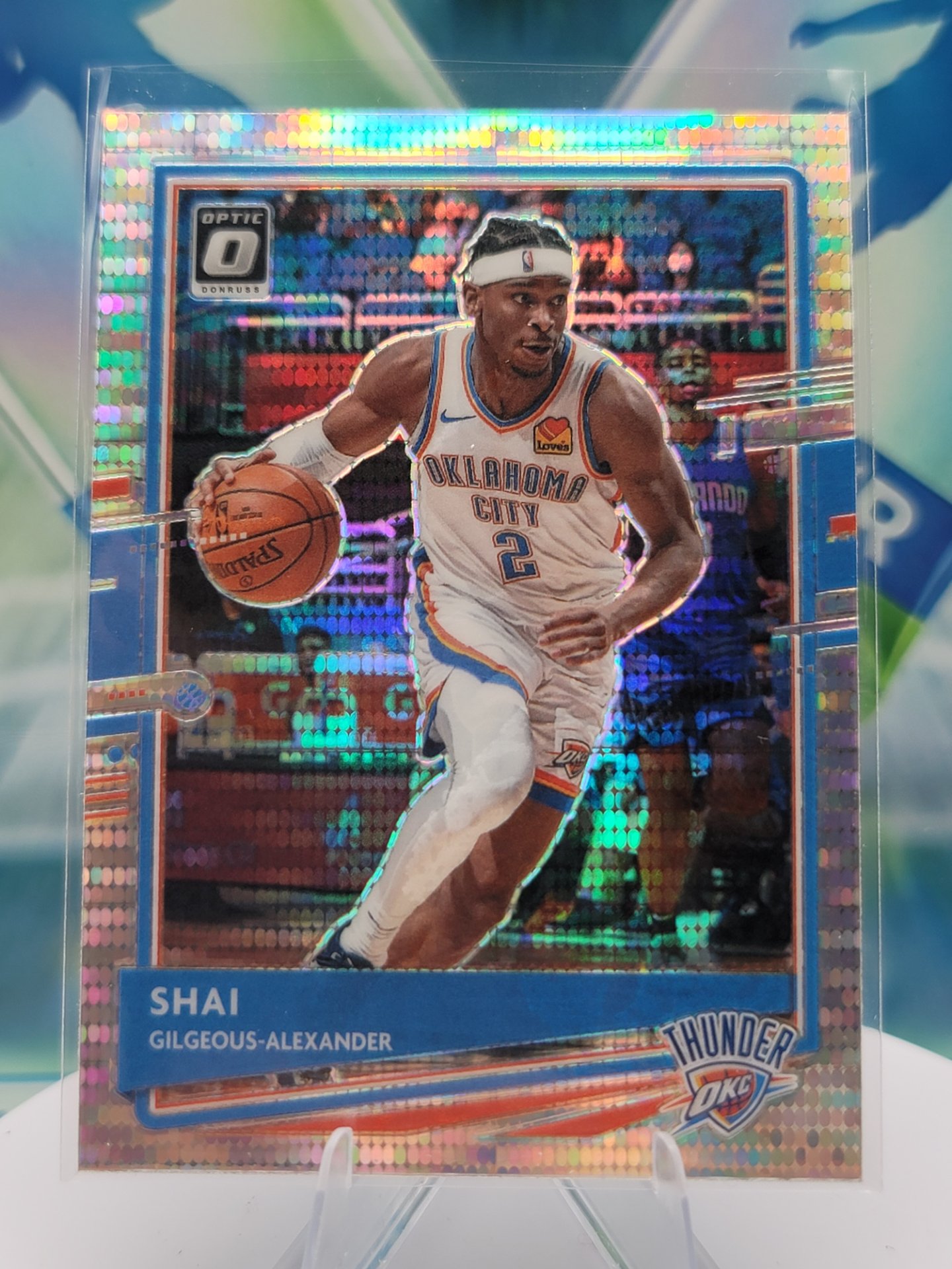2021 Panini Donruss Optic Shai Gilgeous-Alexander — 2021 Panini Donruss Optic Pulsar Shai Gilgeous-Alexander