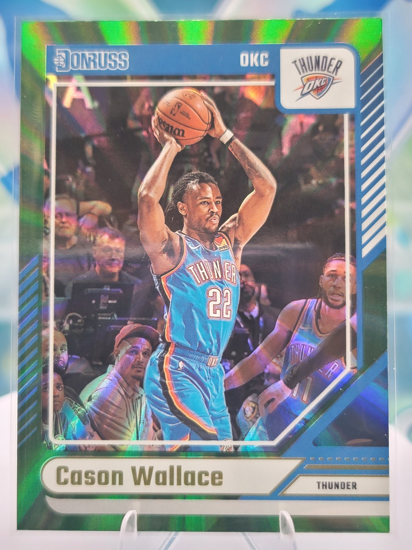2025 Panini Donruss Cason Wallace — 2025 Panini Donruss Lazer Cason Wallace