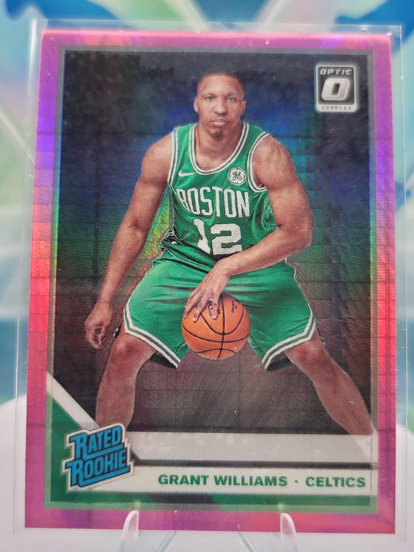2020 Panini Donruss Optic Grant Williams — 2020 Panini Donruss Optic Rated Rookie Prism Refractor Grant Williams