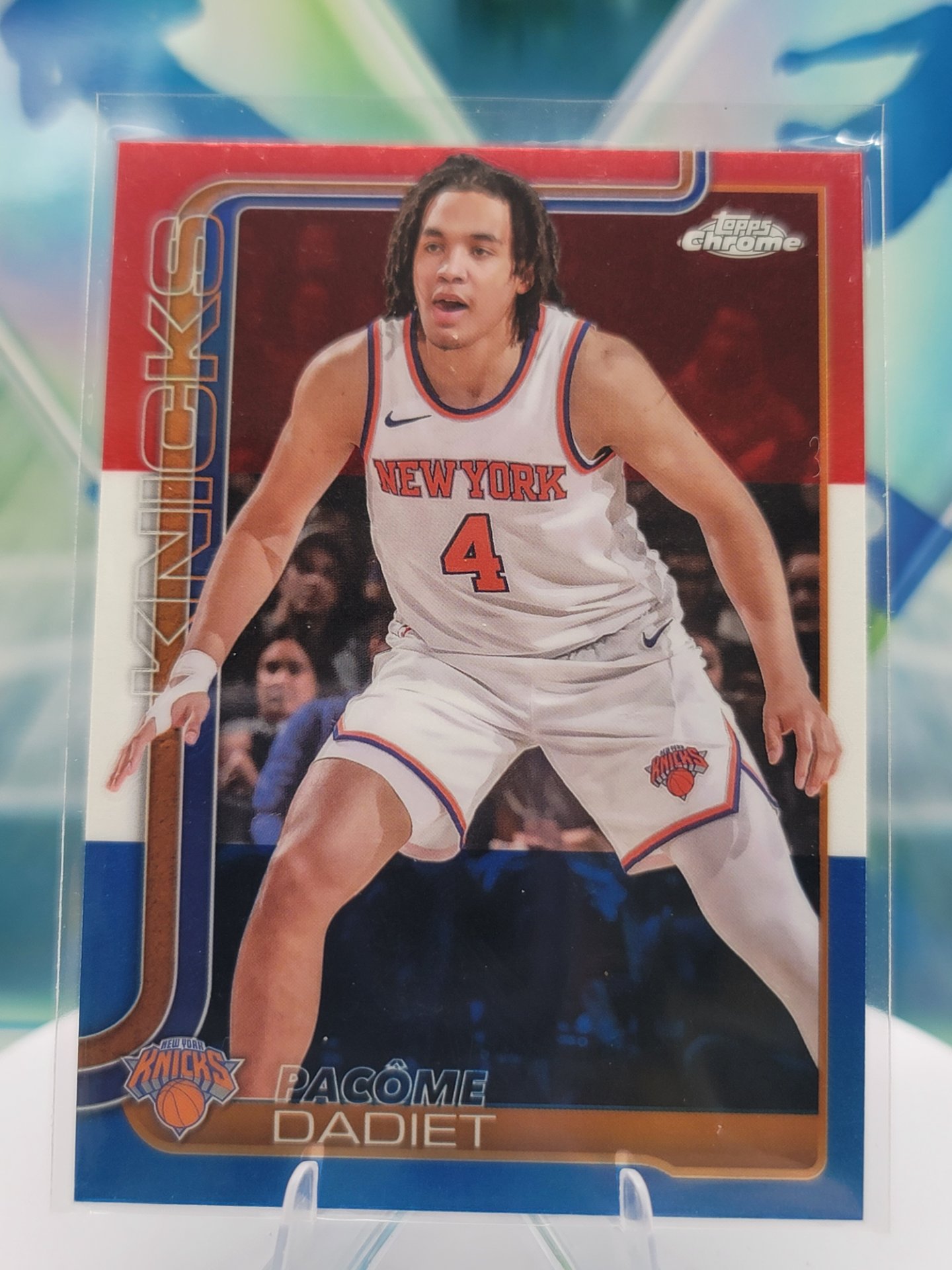 2025 Topps Topps Chrome Pacome Dadiet — 2025 Topps Topps Chrome Red White Blue Pacome Dadiet