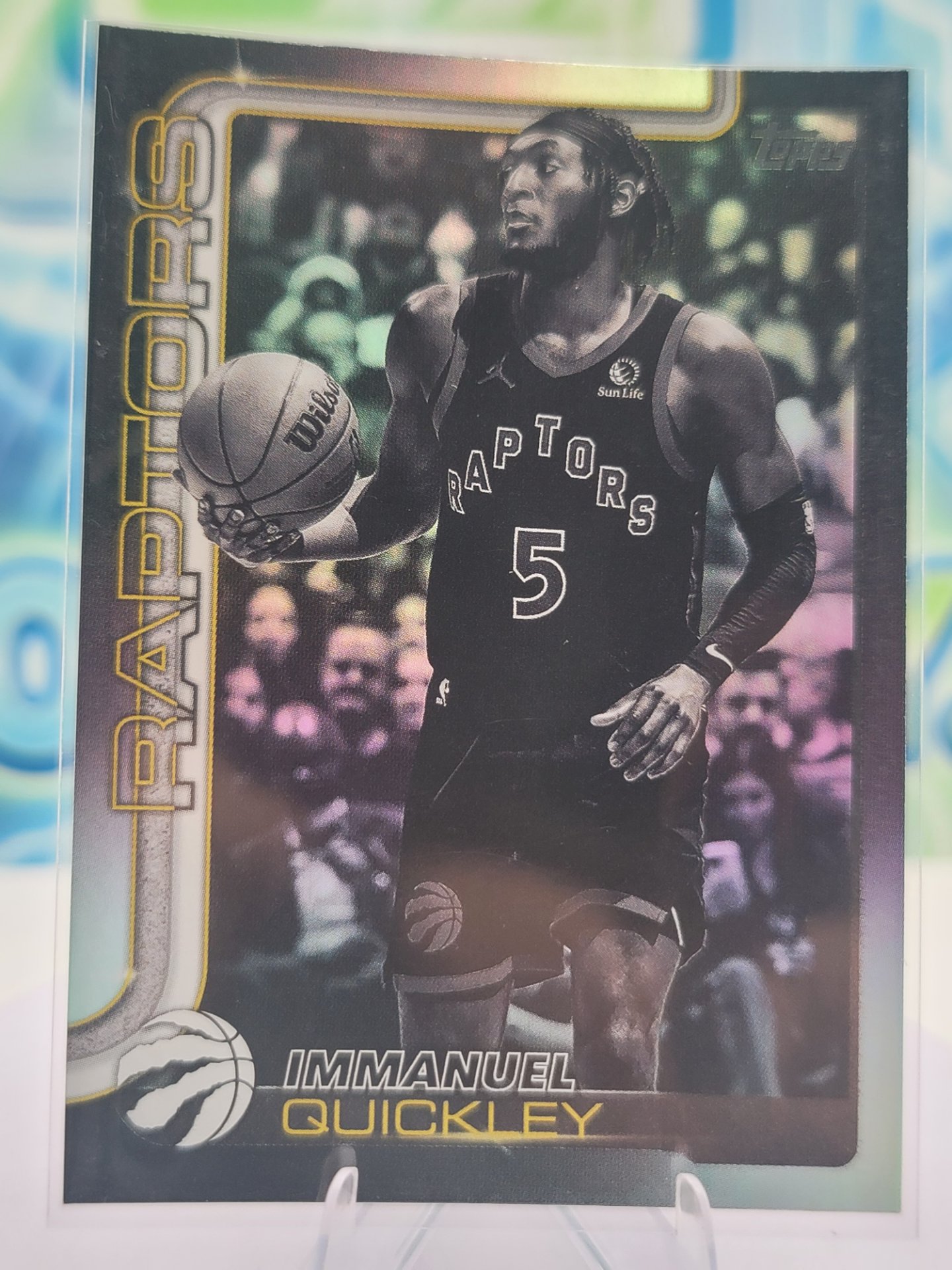 2025 Topps Topps Flagship Immanuel Quickley — 2025 Topps Topps Flagship Blackout Immanuel Quickley