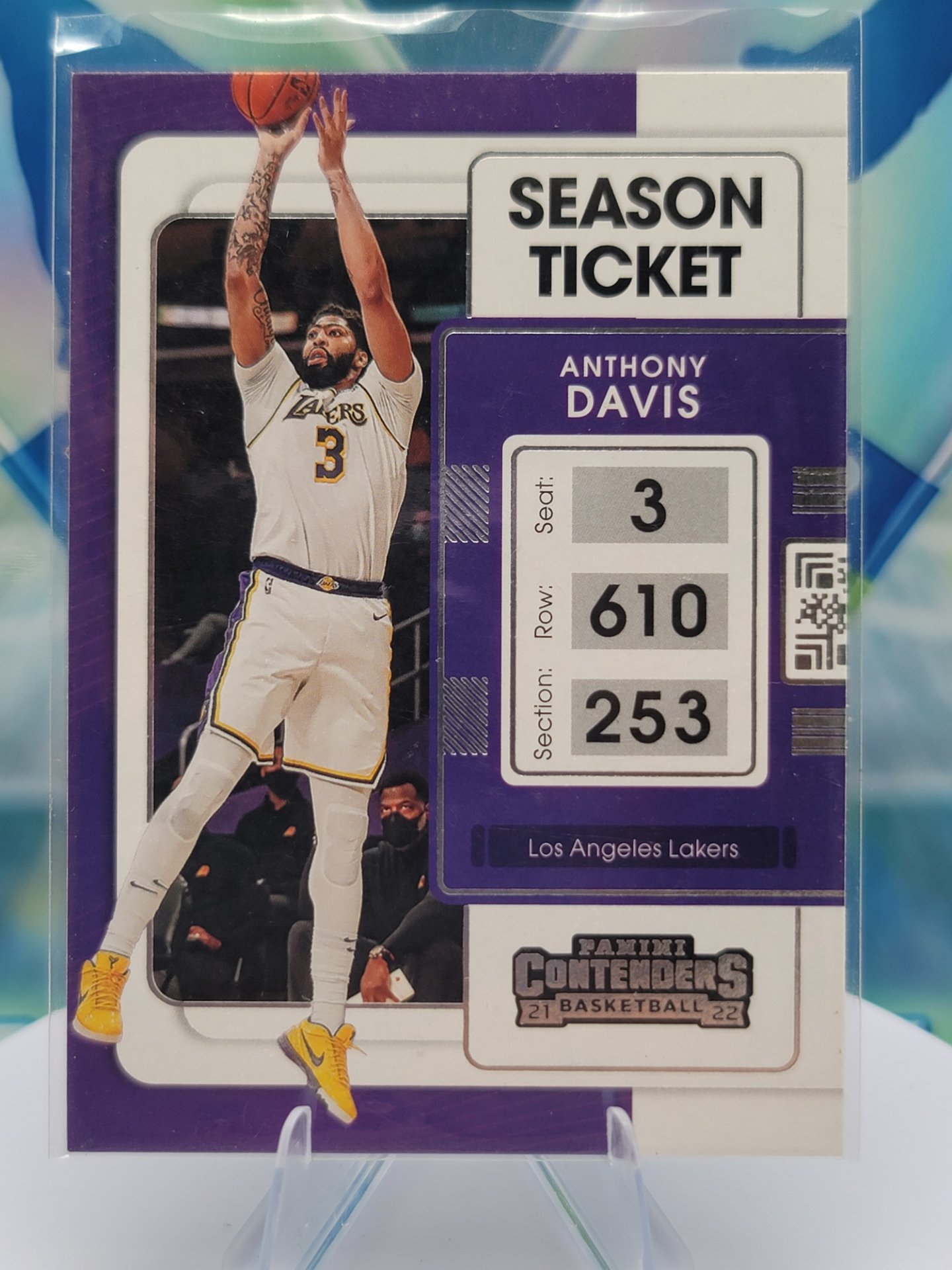 2022 Panini Contenders Anthony Davis — 2022 Panini Contenders Season Ticket Anthony Davis