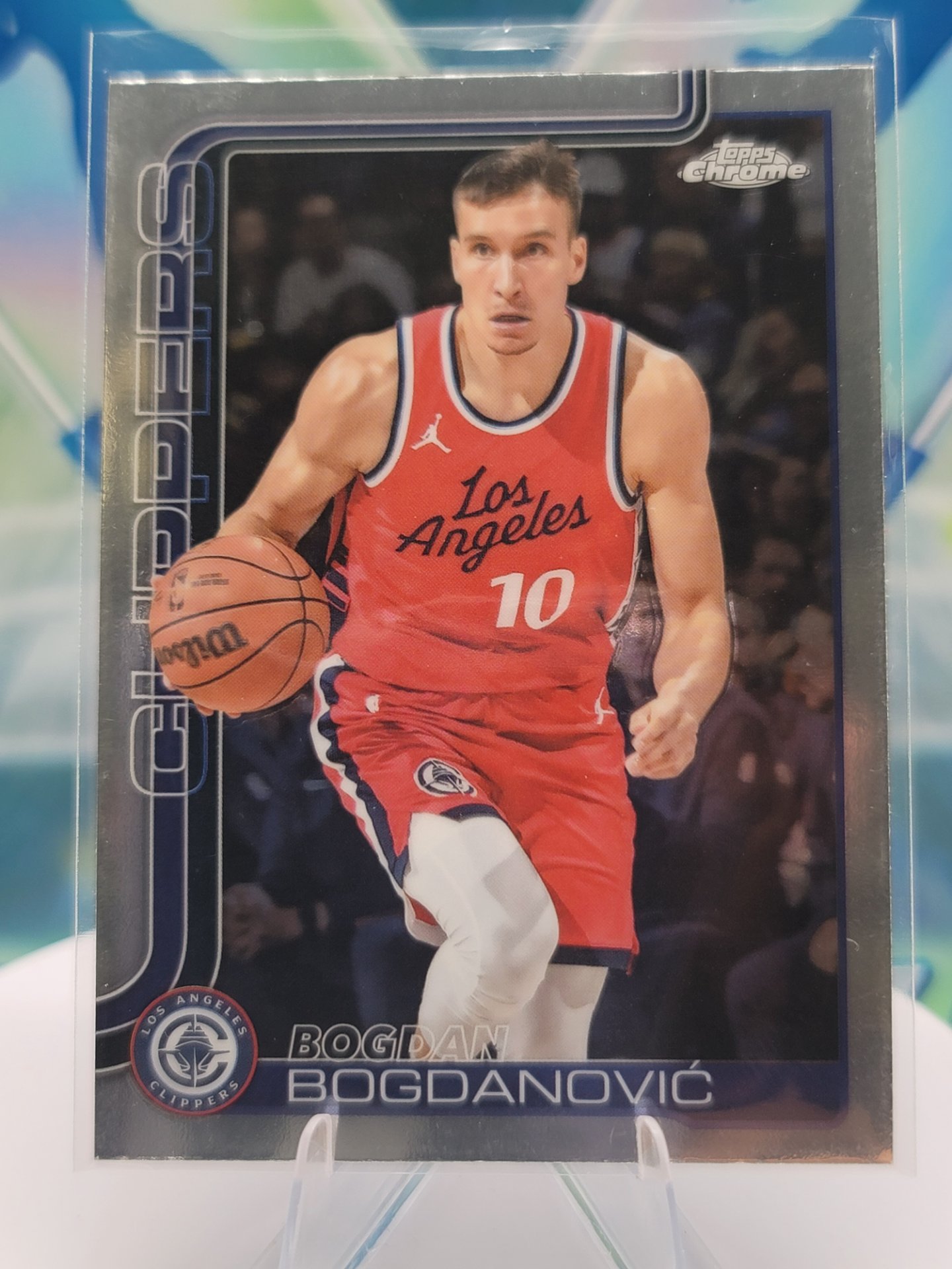 2025 Topps Topps Chrome Bogdan Bogdanovic — 2025 Topps Topps Chrome Base Bogdan Bogdanovic