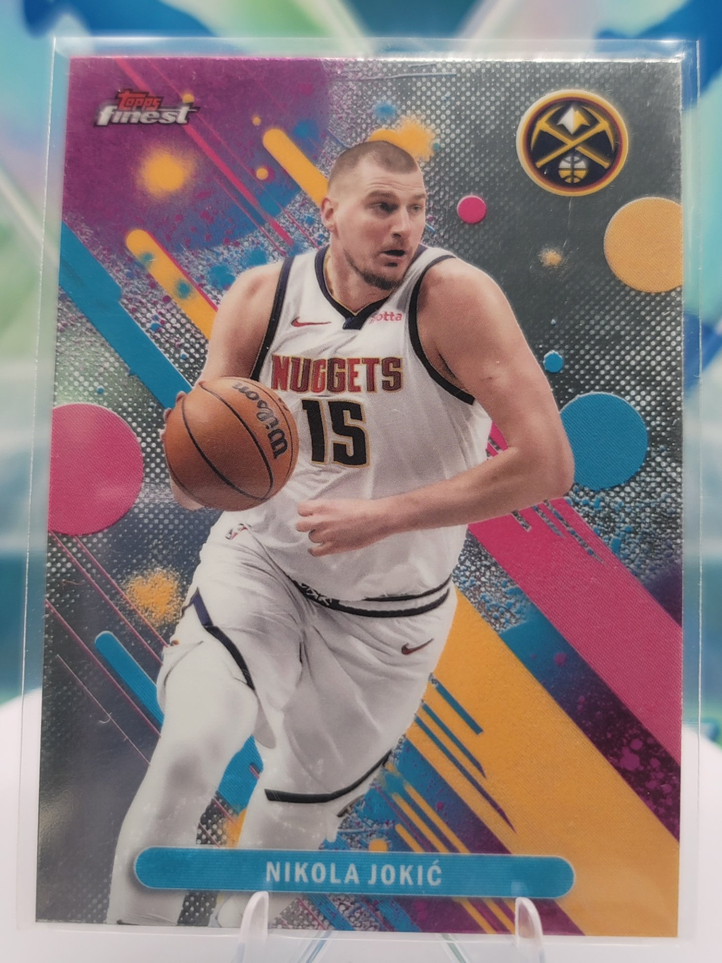 2026 Topps Topps Finest Nikola Jokic — 2026 Topps Topps Finest Common Nikola Jokic