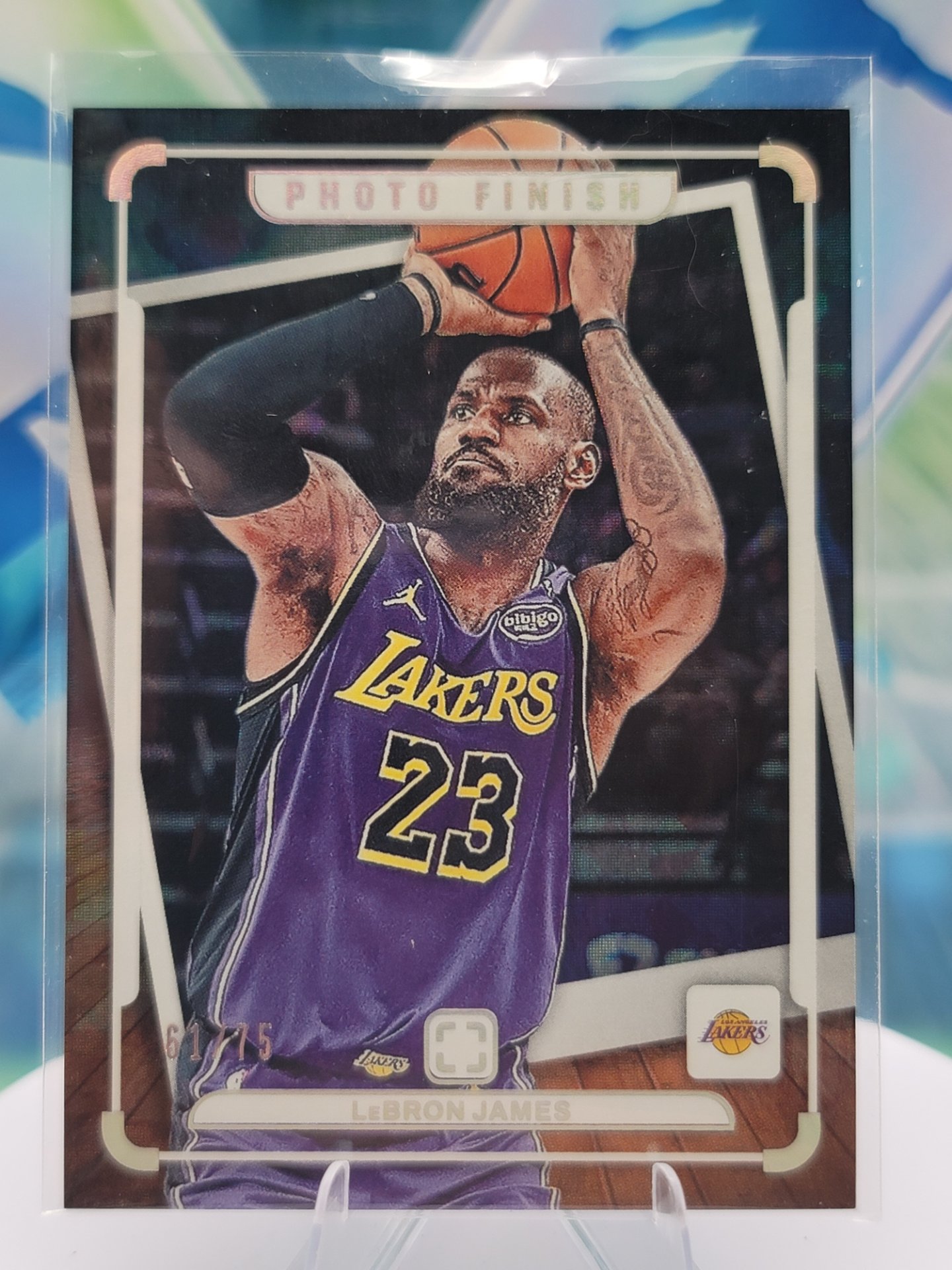 2025 Panini Photogenic LeBron James — 2025 Panini Photogenic Photo Finish Diamante LeBron James #61 of 75