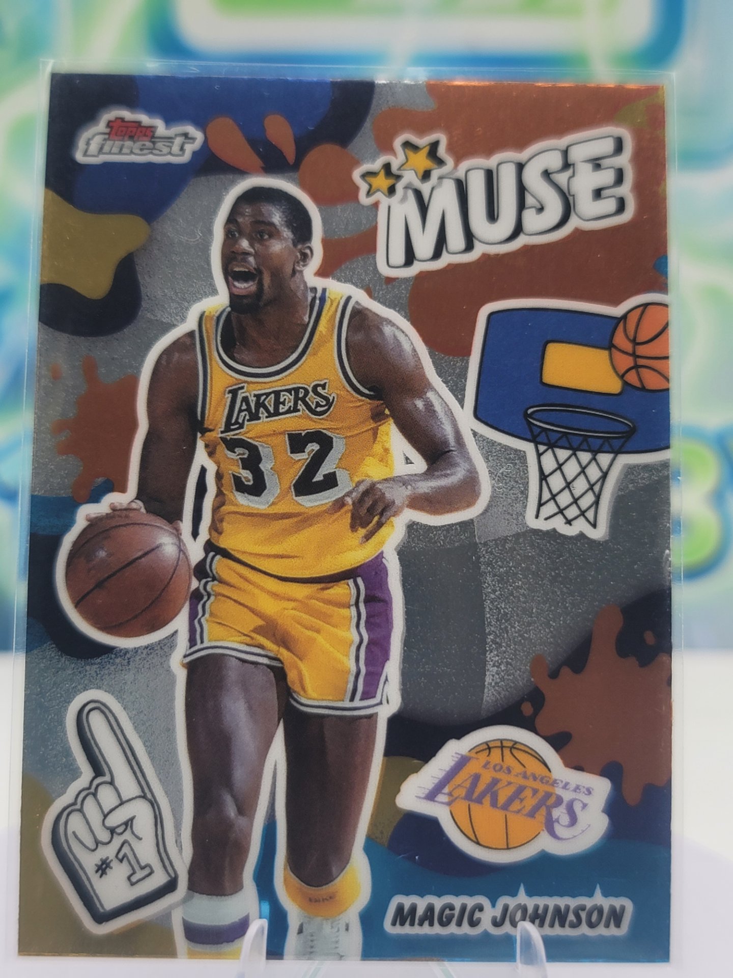 2026 Topps Topps Finest Magic Johnson — 2026 Topps Topps Finest Muse Magic Johnson