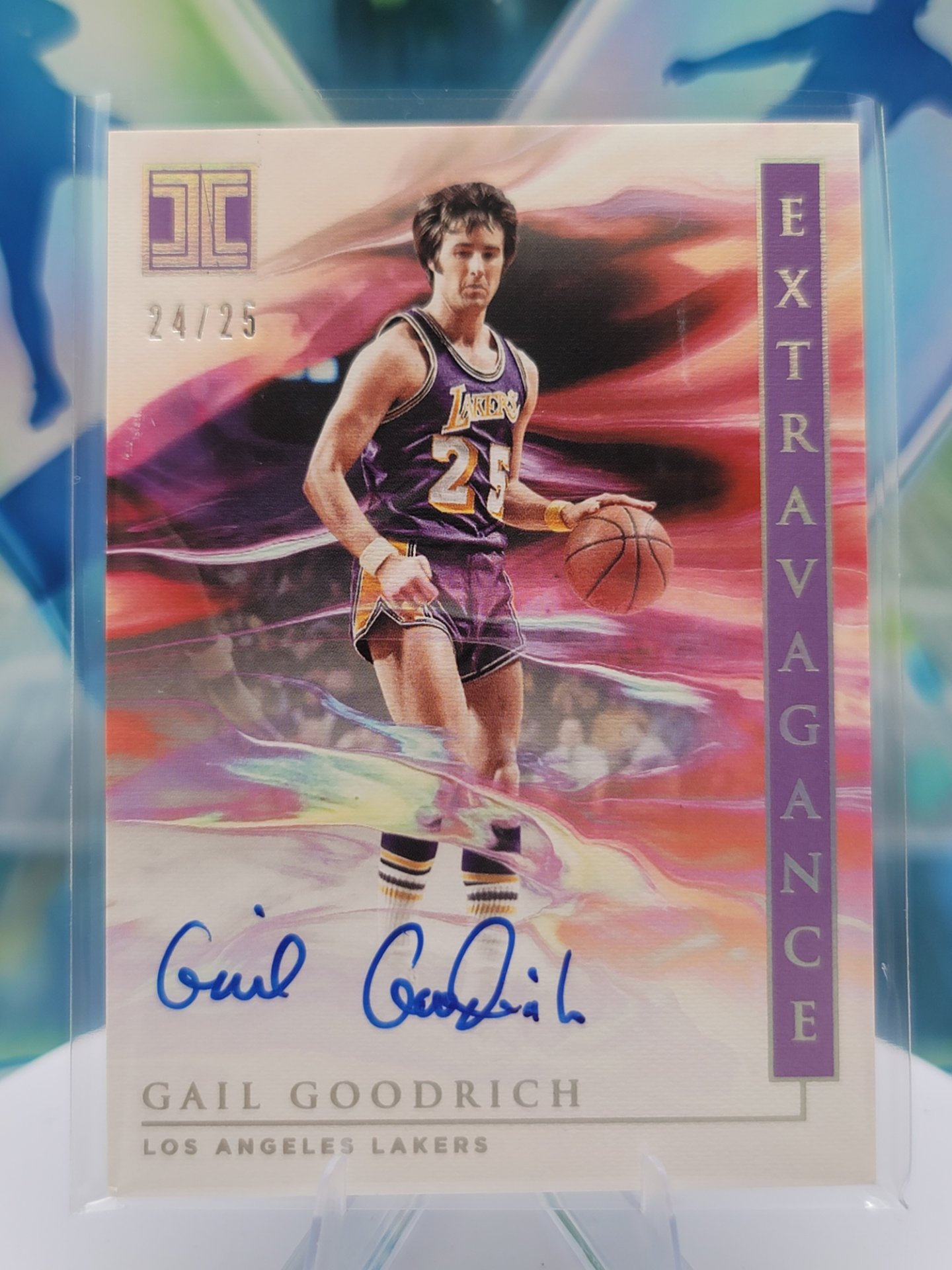 2020 Panini Impeccable Gail Goodrich — 2020 Panini Impeccable Extravagance Auto Gail Goodrich #24 of 25 Autograph