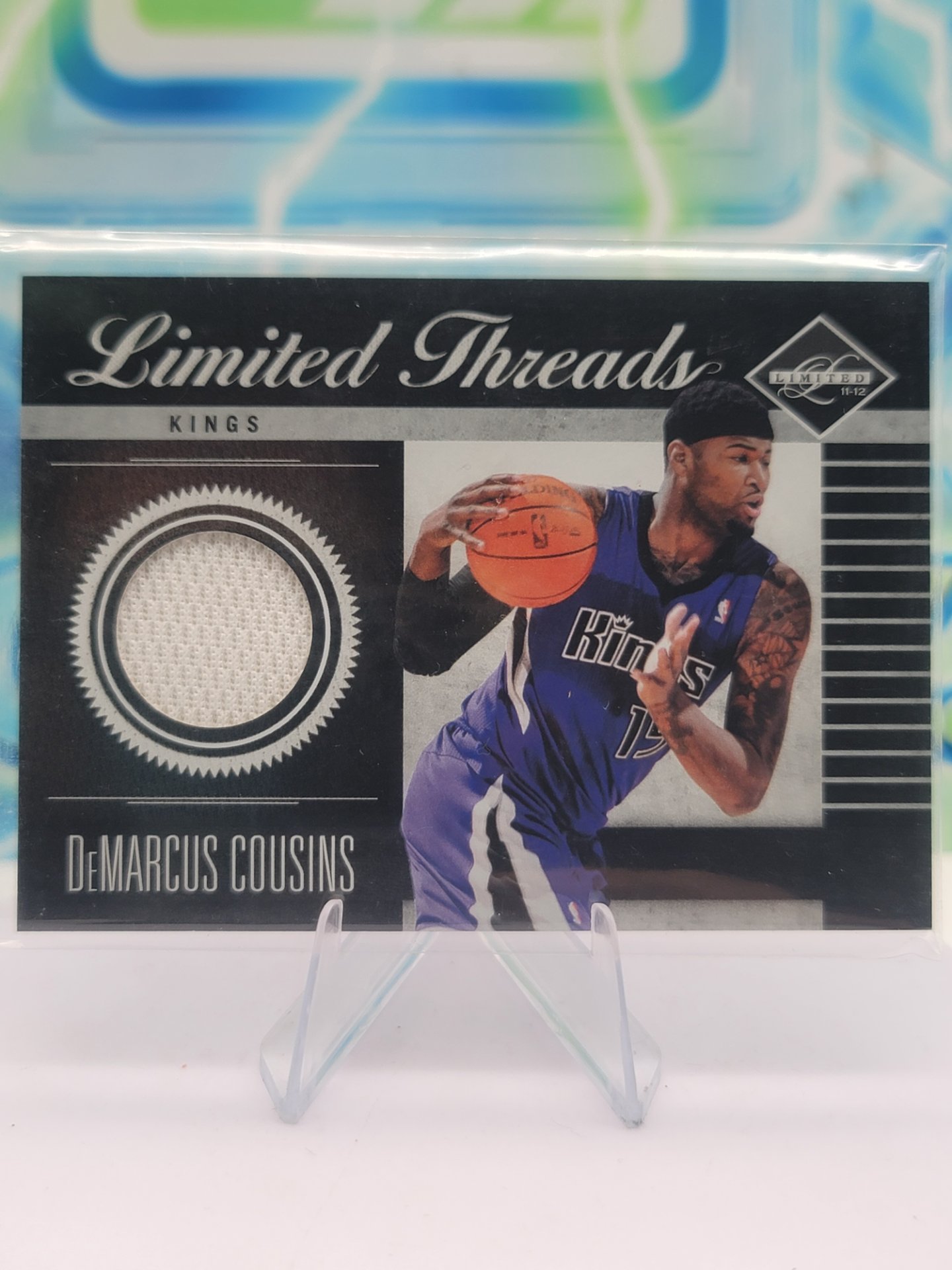 2012 Panini DeMarcus Cousins — 2012 Panini Limited Threads Patch DeMarcus Cousins Patch #70 of 99