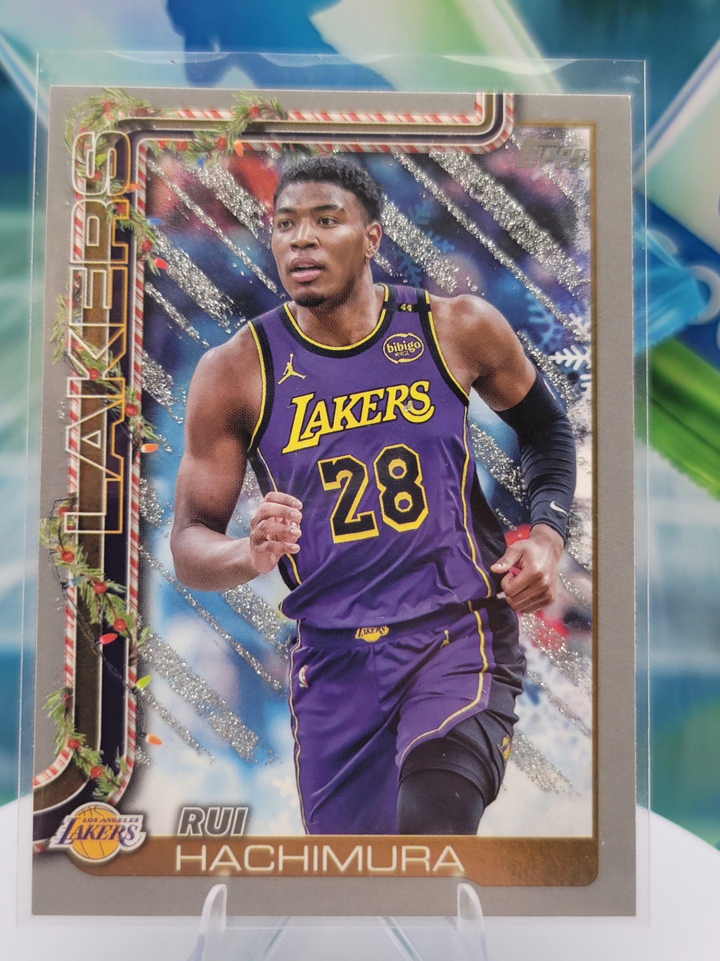 2025 Topps Topps Holiday Rui Hachimura — 2025 Topps Topps Holiday Grey Rui Hachimura
