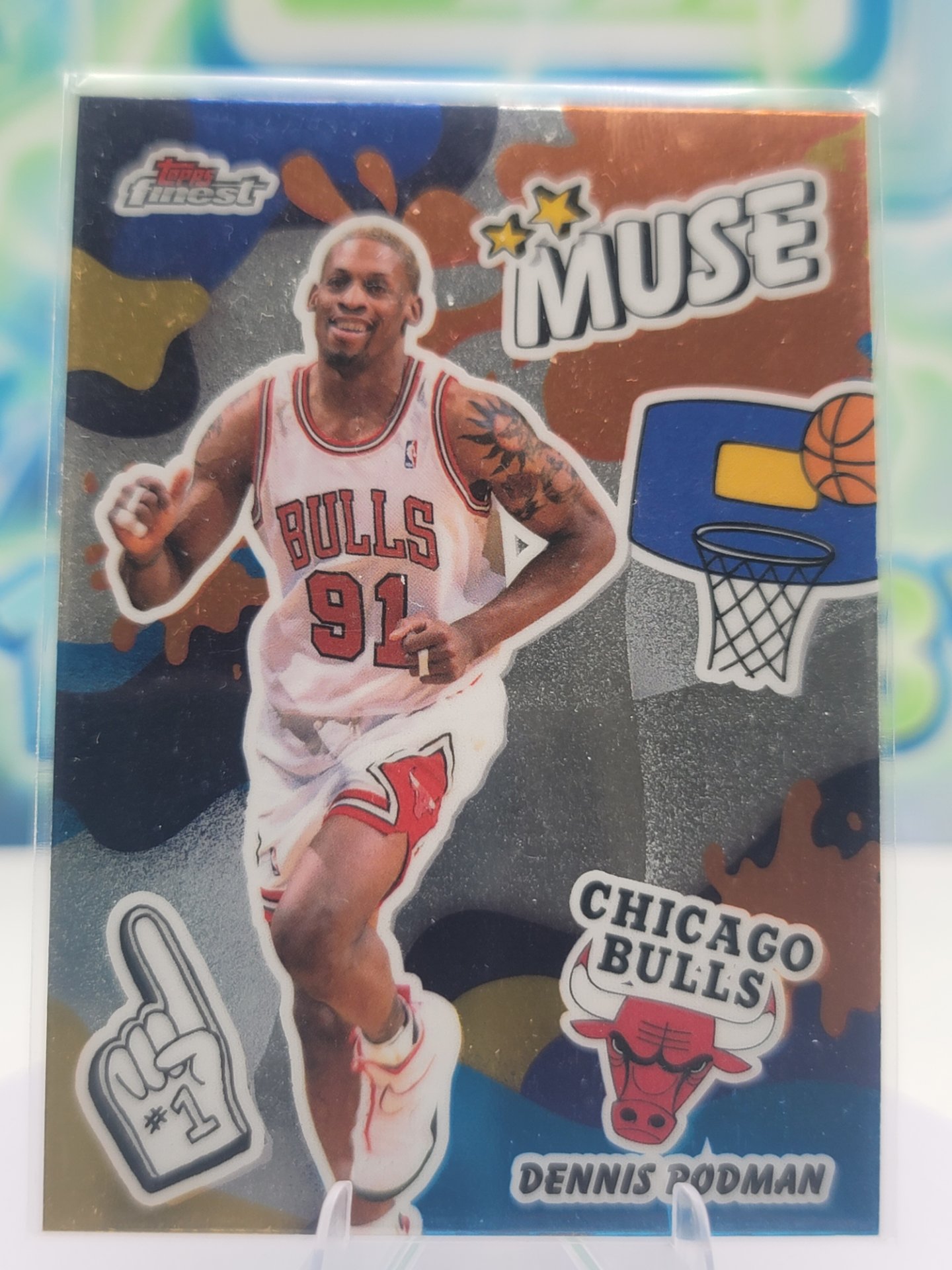 2026 Topps Topps Finest Dennis Rodman — 2026 Topps Topps Finest Muse Dennis Rodman