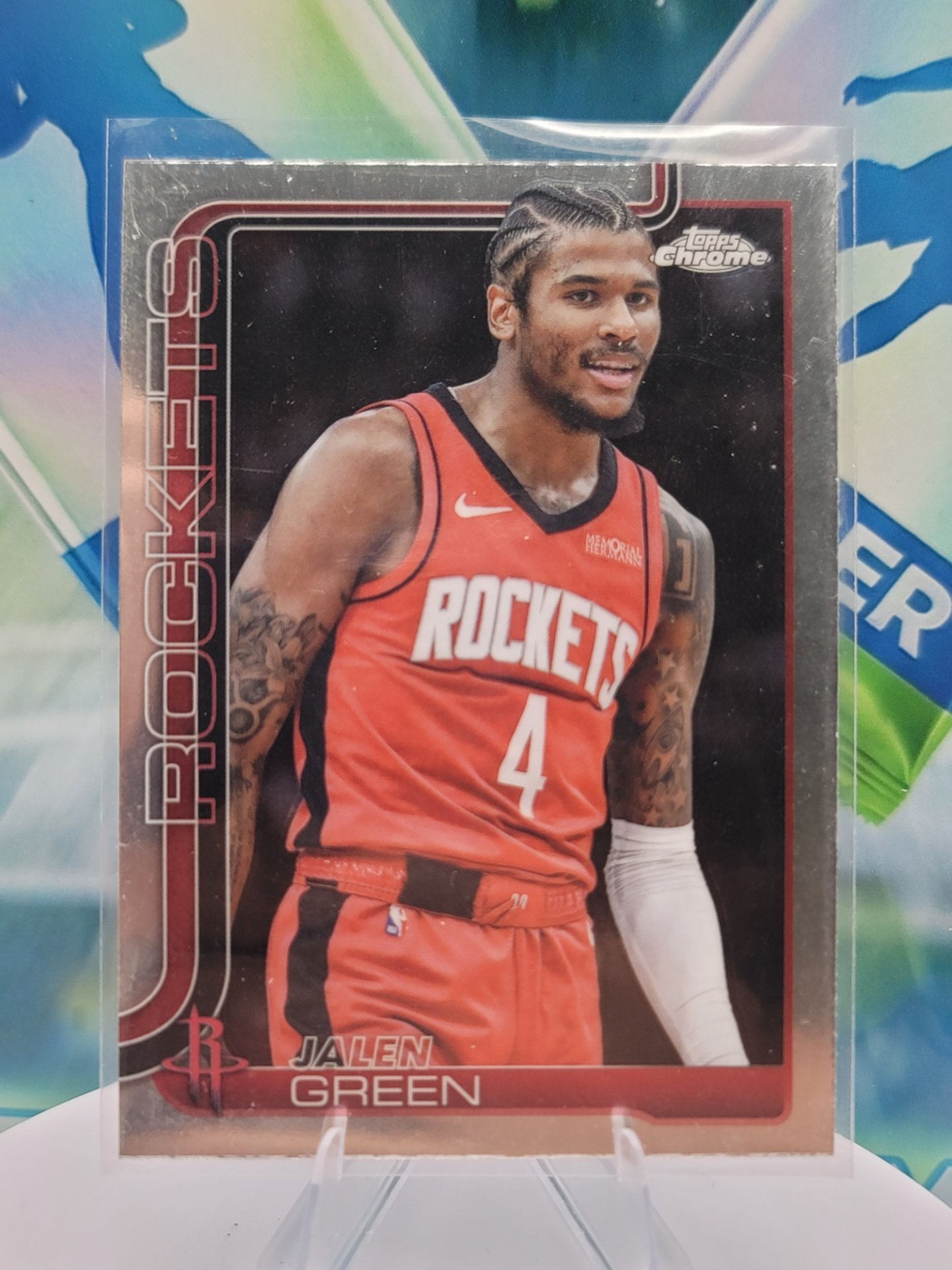 2025 Topps Topps Chrome Jalen Green — 2025 Topps Topps Chrome Base Jalen Green