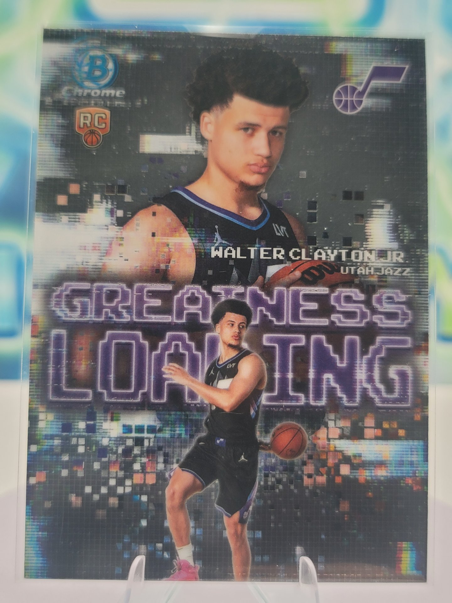 2025 Topps Bowman Walter Clayton Jr — 2025 Topps Bowman Chrome Greatness Loading Walter Clayton Jr Rookie