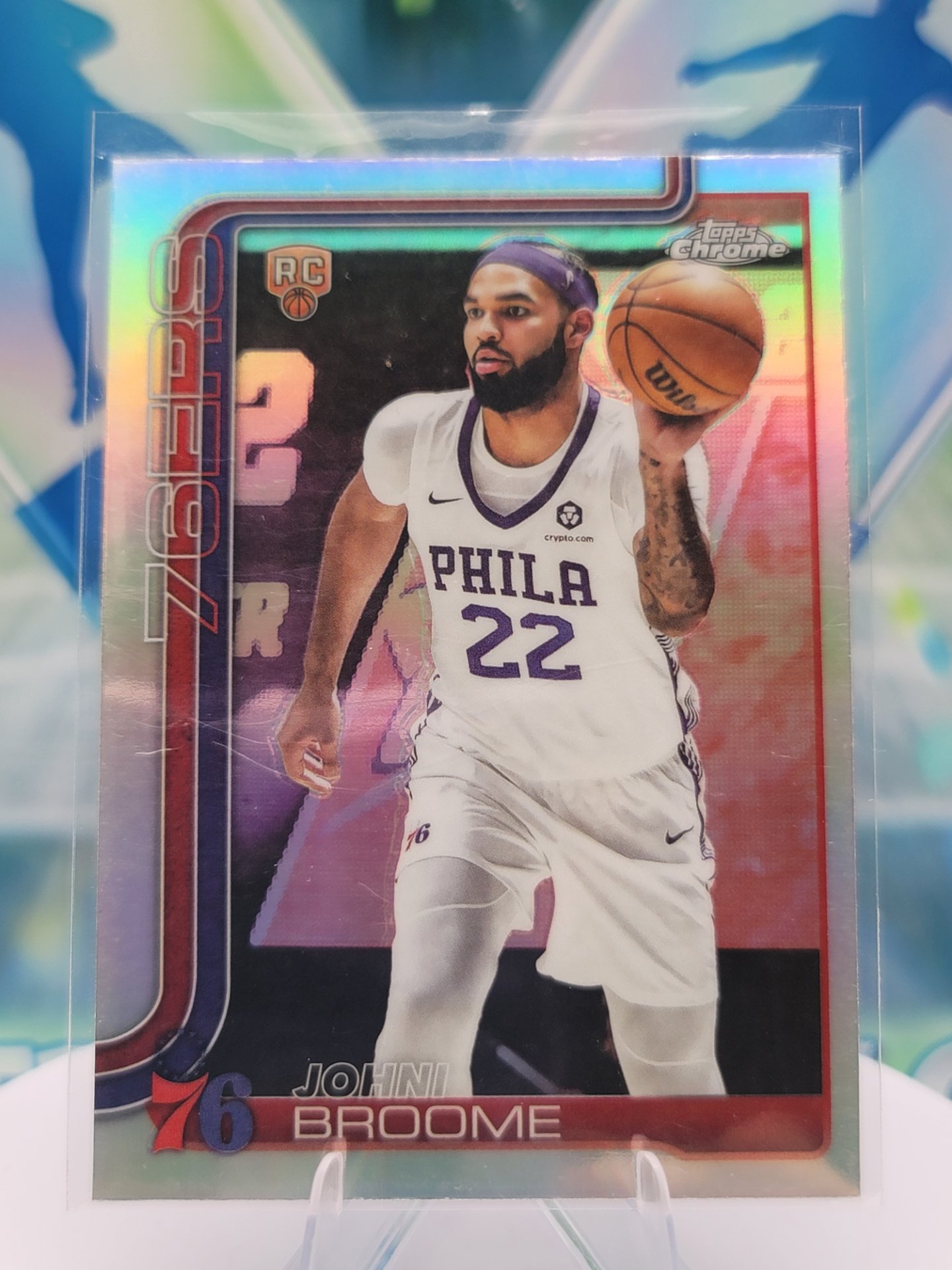 2025 Topps Topps Chrome Johni Broome — 2025 Topps Topps Chrome Refractor Johni Broome Rookie