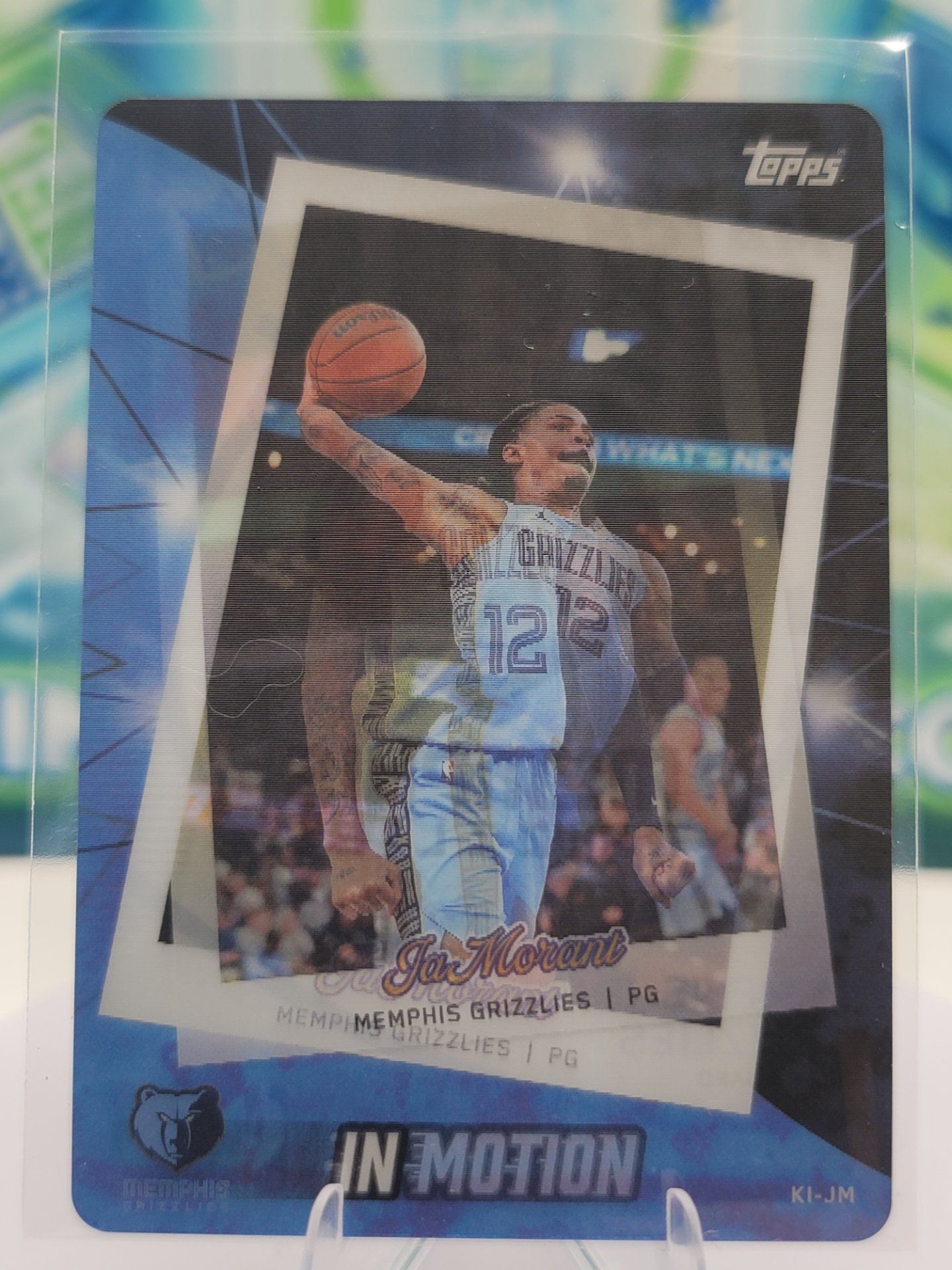2025 Topps Match Attax Ja Morant — 2025 Topps Match Attax In Motion Lenticular Ja Morant
