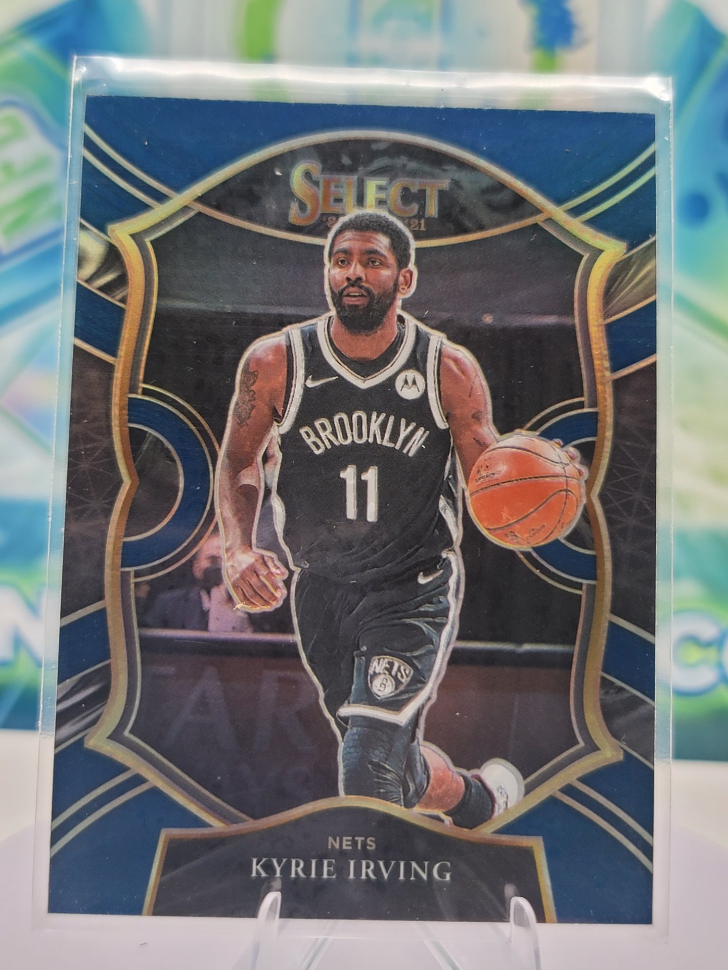 2021 Panini Select Kyrie Irving — 2021 Panini Select Concourse Refractor Kyrie Irving