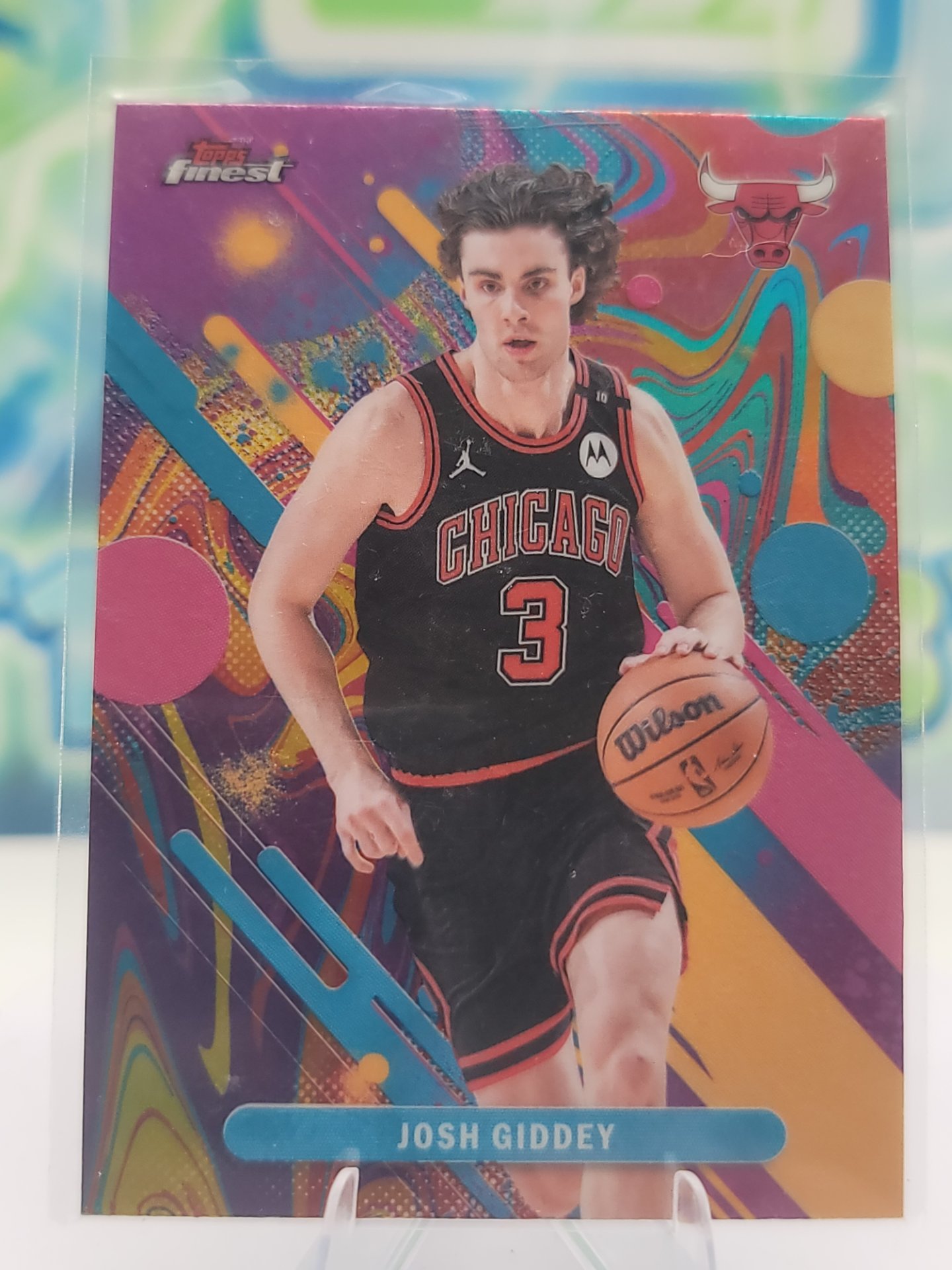 2026 Topps Topps Finest Josh Giddey — 2026 Topps Topps Finest Common Oilspill Josh Giddey