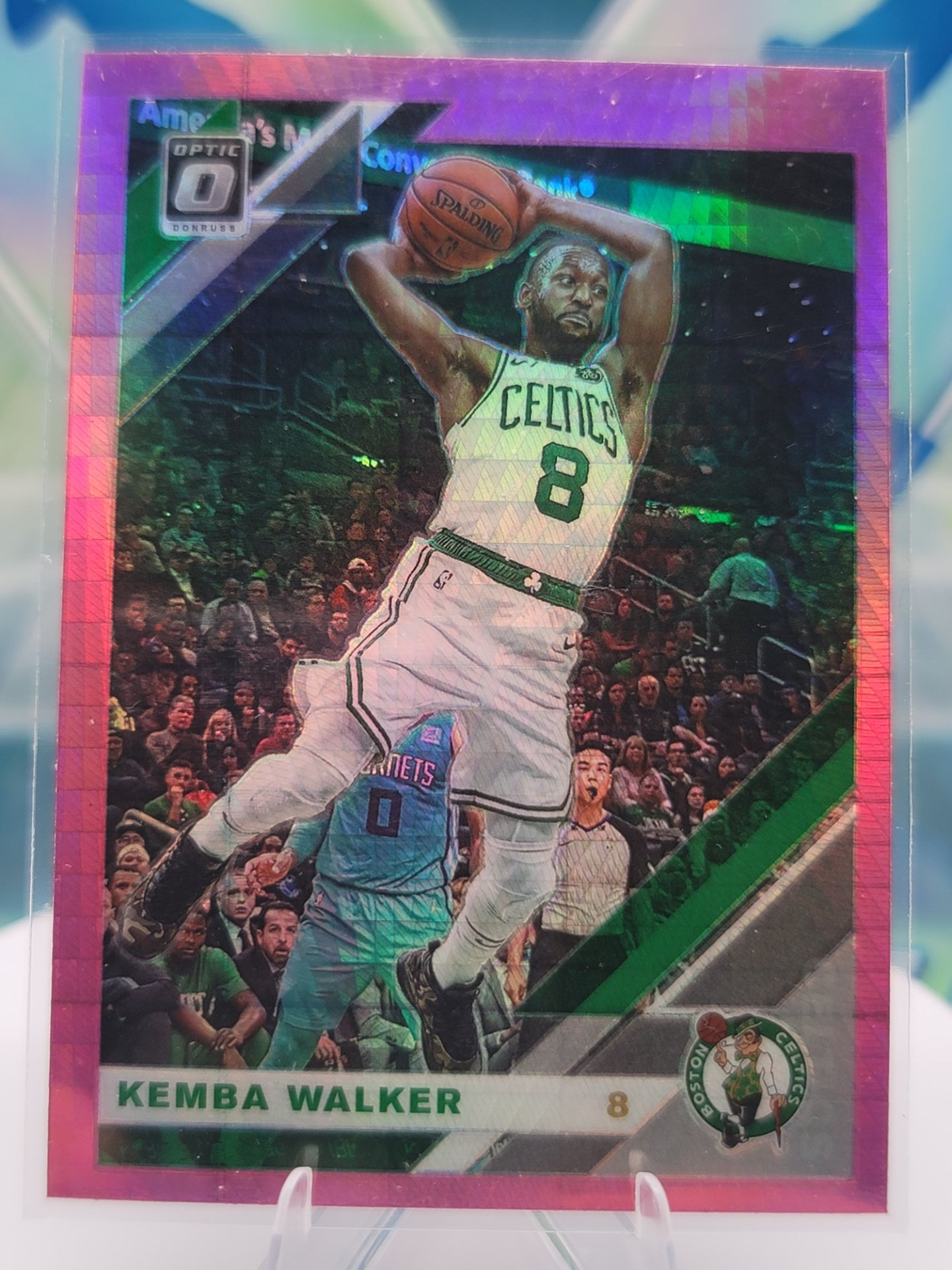 2020 Panini Donruss Optic Kemba Walker — 2020 Panini Donruss Optic Prism Refractor Kemba Walker