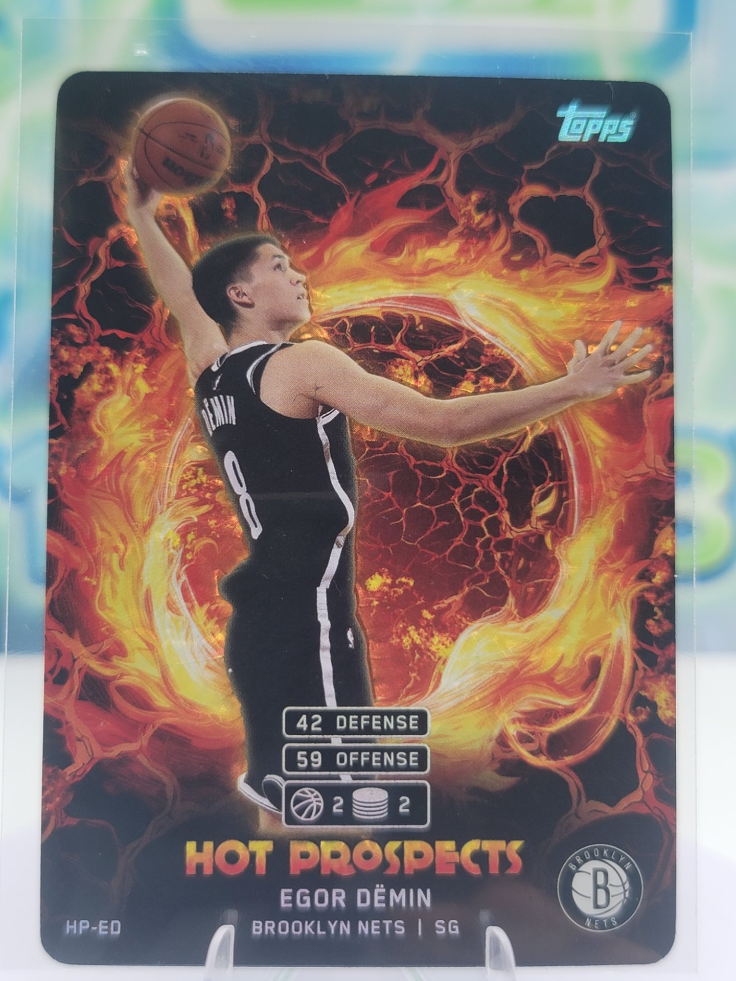 2025 Topps Match Attax Egor Demin — 2025 Topps Match Attax Hot Prospects Egor Demin