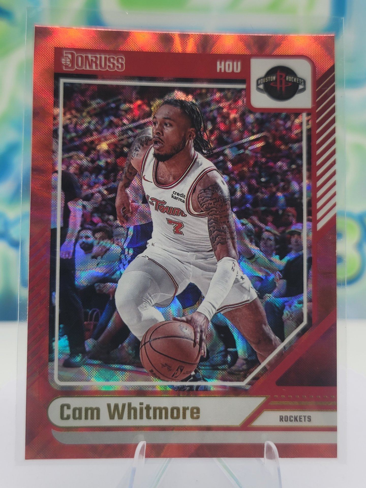 2025 Panini Donruss Cam Whitmore — 2025 Panini Donruss Red Wedges Cam Whitmore