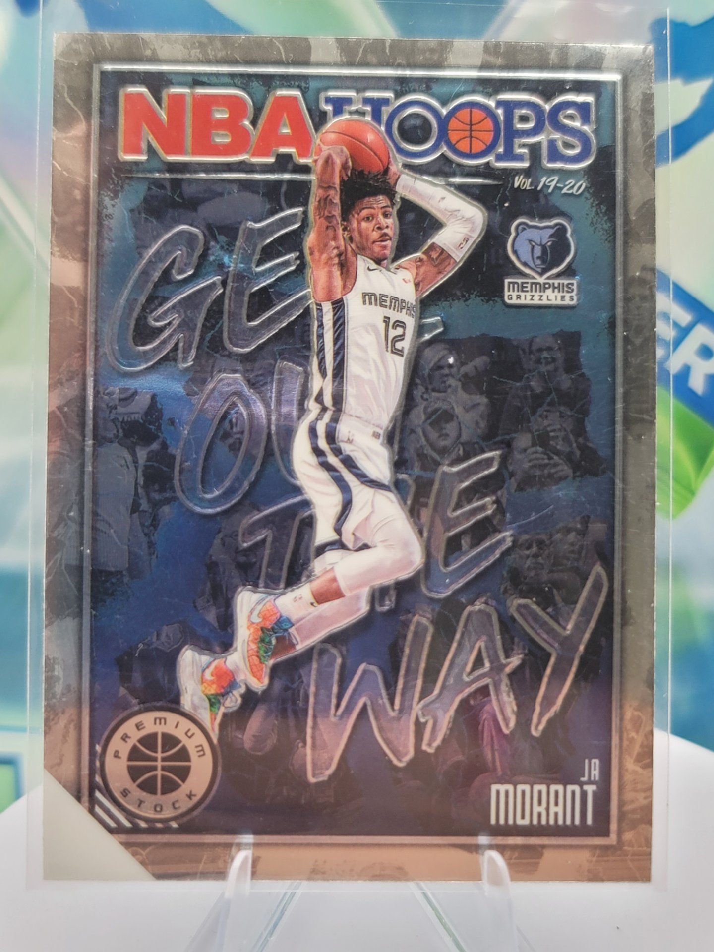 2020 Panini NBA Hoops Ja Morant — 2020 Panini NBA Hoops Get Out the Way Ja Morant