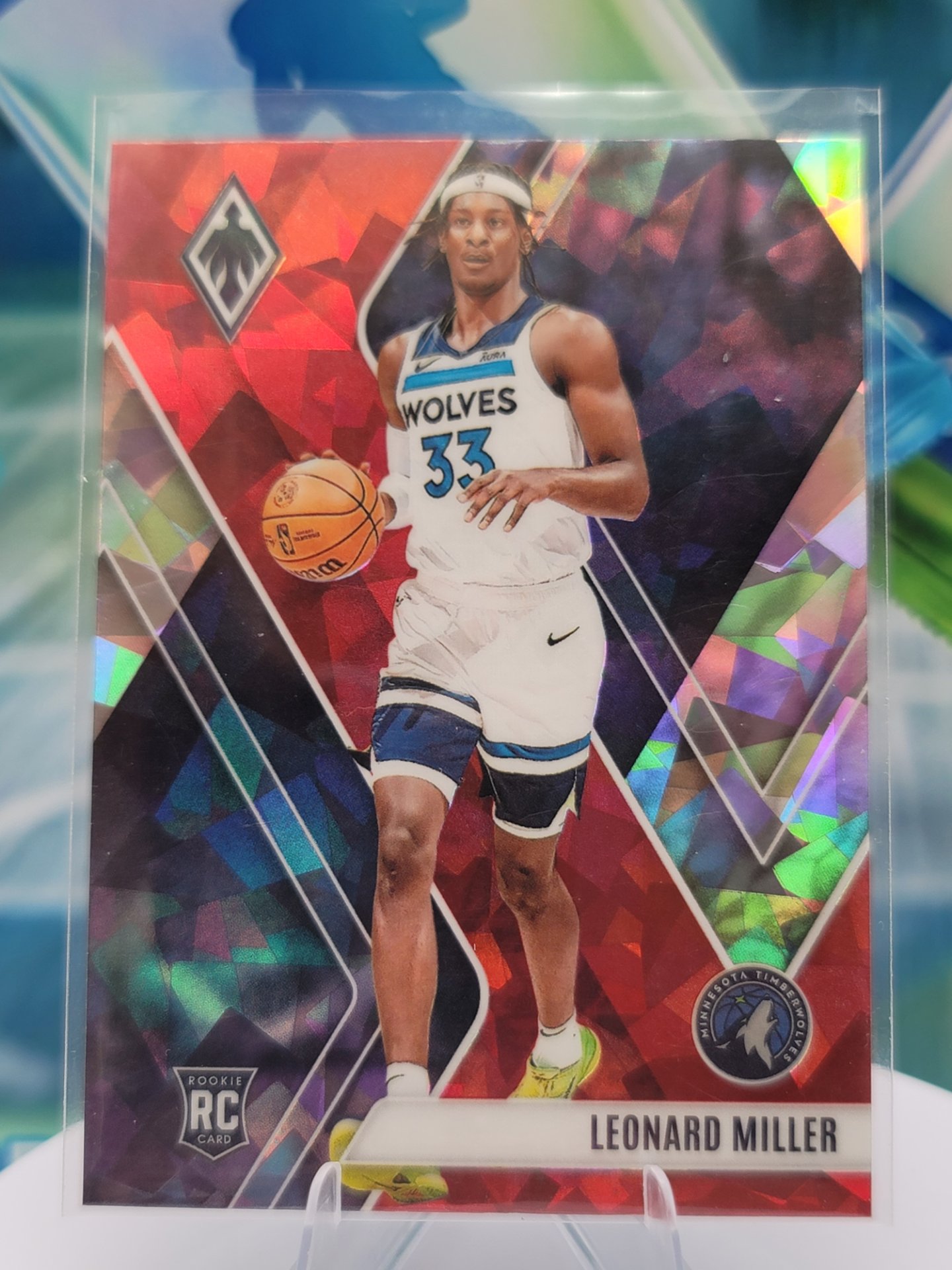 2024 Panini Phoenix Leonard Miller — 2024 Panini Phoenix Blue Ice Leonard Miller Rookie
