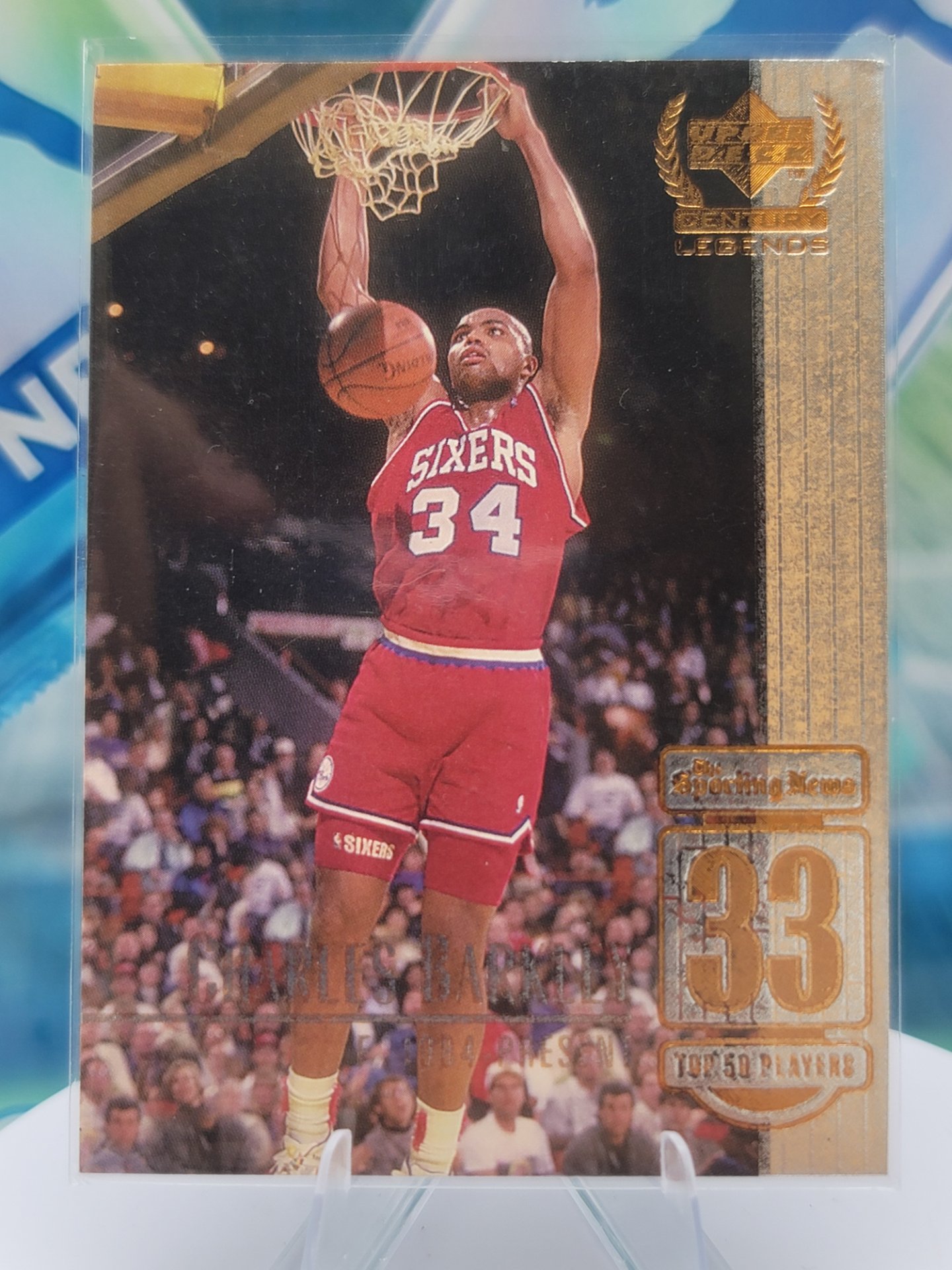 1999 Upper Deck Century Legends Charles Barkley — 1999 Upper Deck Century Legends The Scoring News Charles Barkley