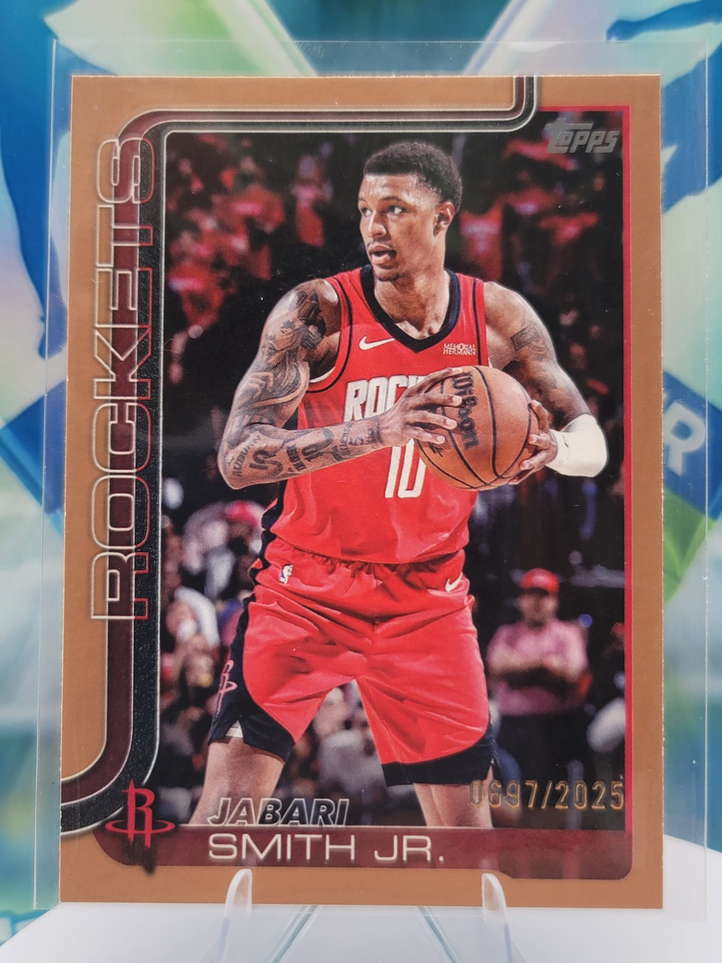 2025 Topps Topps Flagship Jabari Smith Jr. — 2025 Topps Topps Flagship Bronze Jabari Smith Jr. #697 of 2025