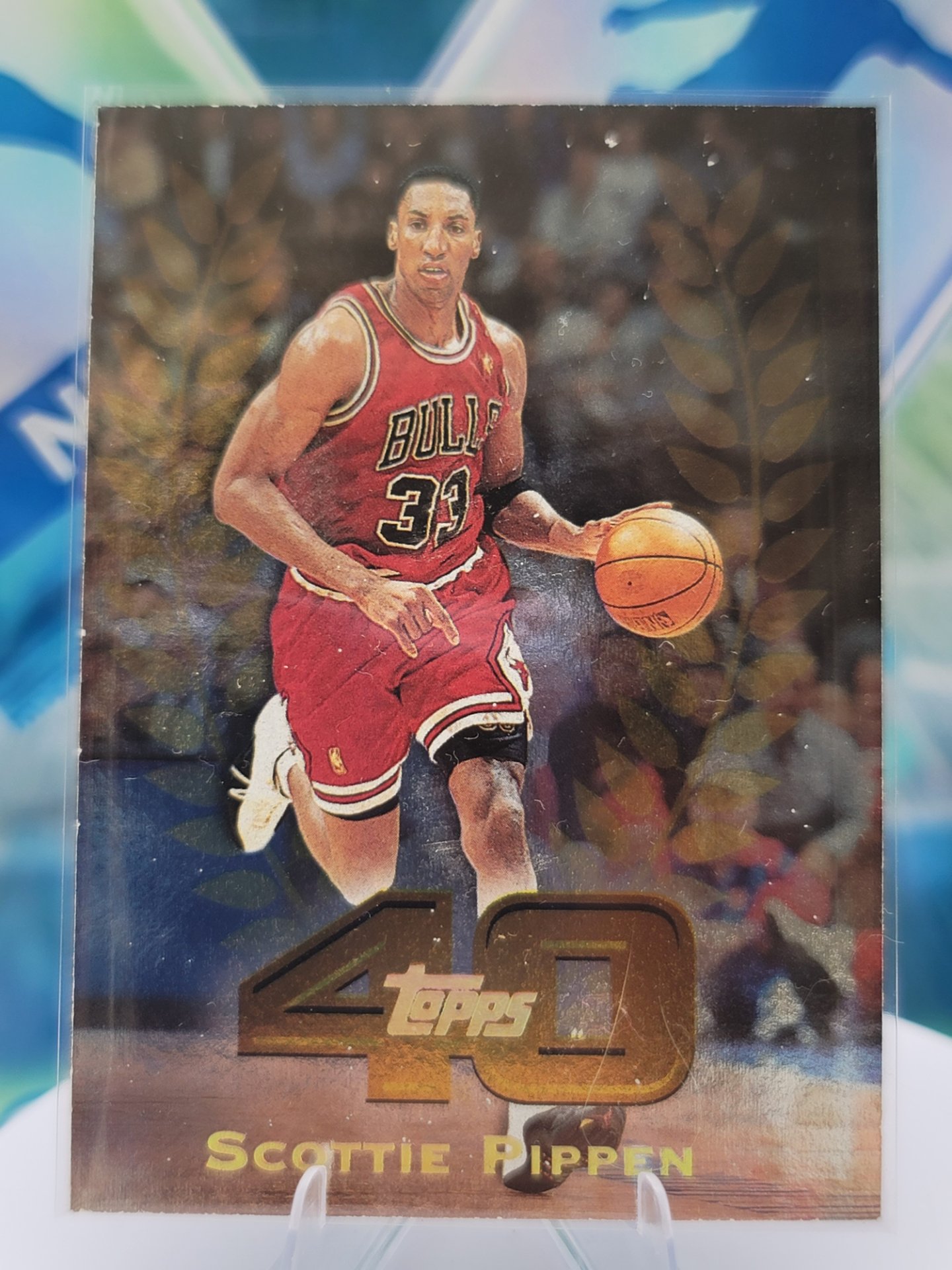 1997 Topps Topps Flagship Scottie Pippen — 1997 Topps Topps Flagship Topps 40 Scottie Pippen
