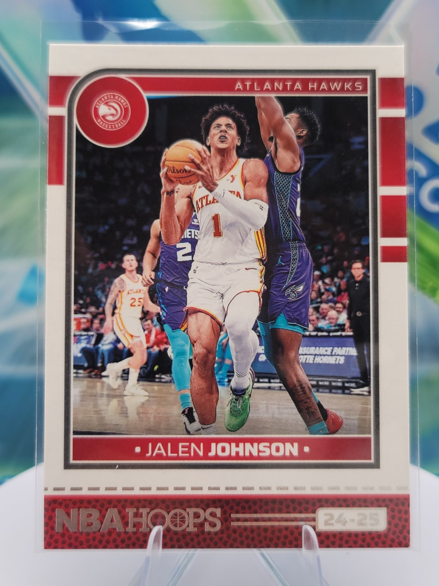 2025 Panini NBA Hoops Jalen Johnson — 2025 Panini NBA Hoops Base Jalen Johnson