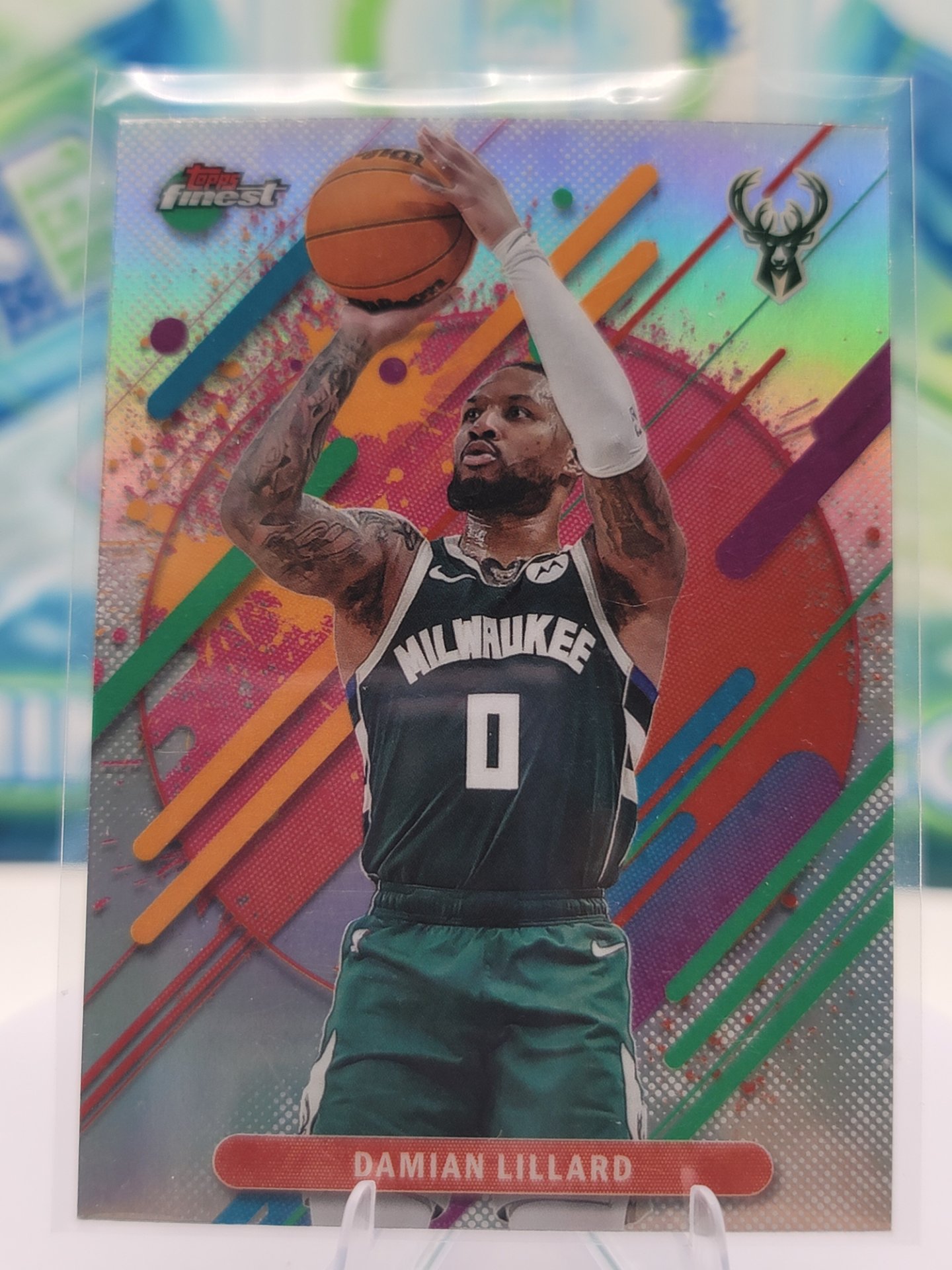 2026 Topps Topps Finest Damian Lillard — 2026 Topps Topps Finest Rare Refractor Damian Lillard