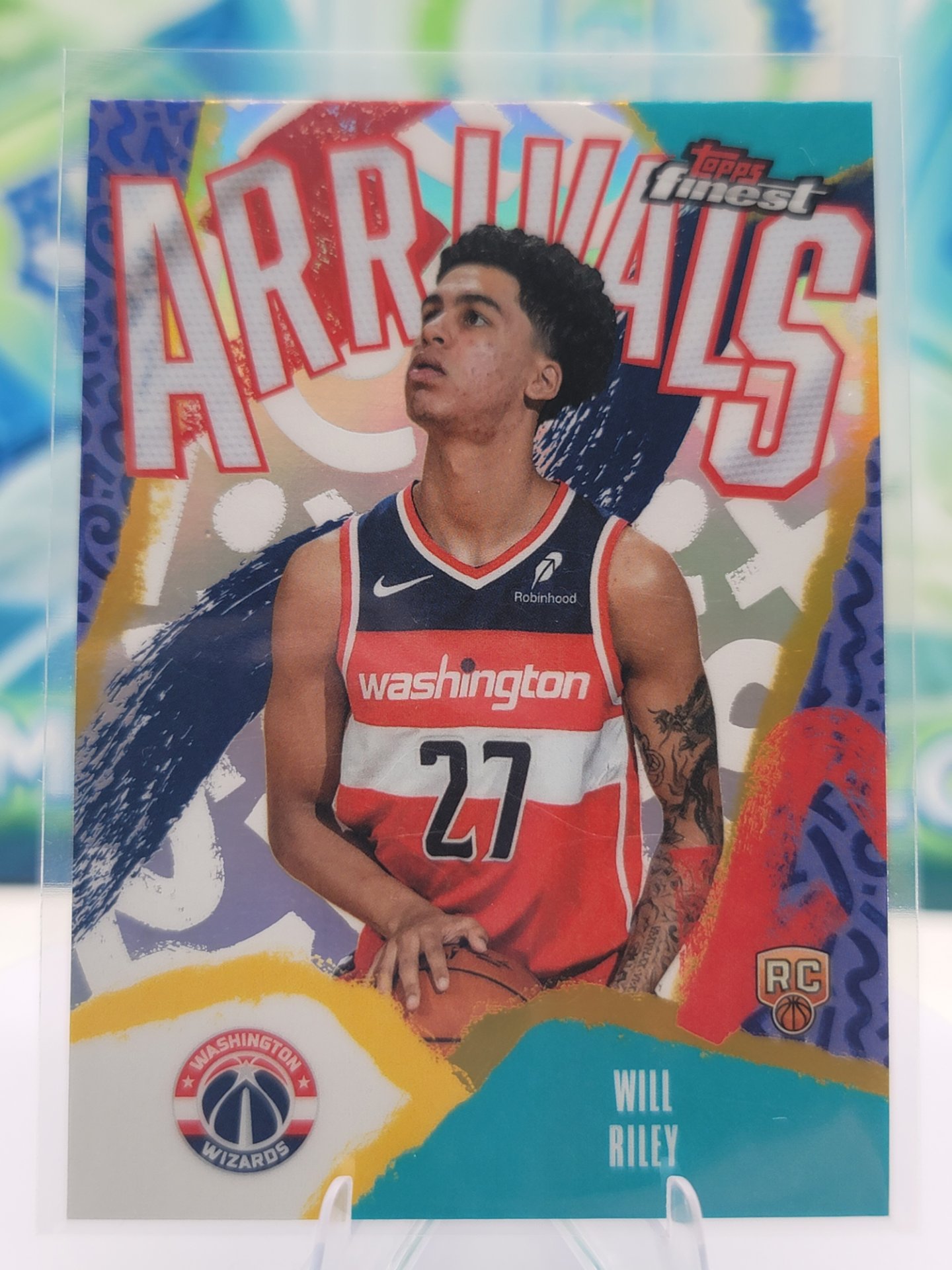 2026 Topps Topps Finest Will Riley — 2026 Topps Topps Finest Arrivals Refractor Will Riley Rookie