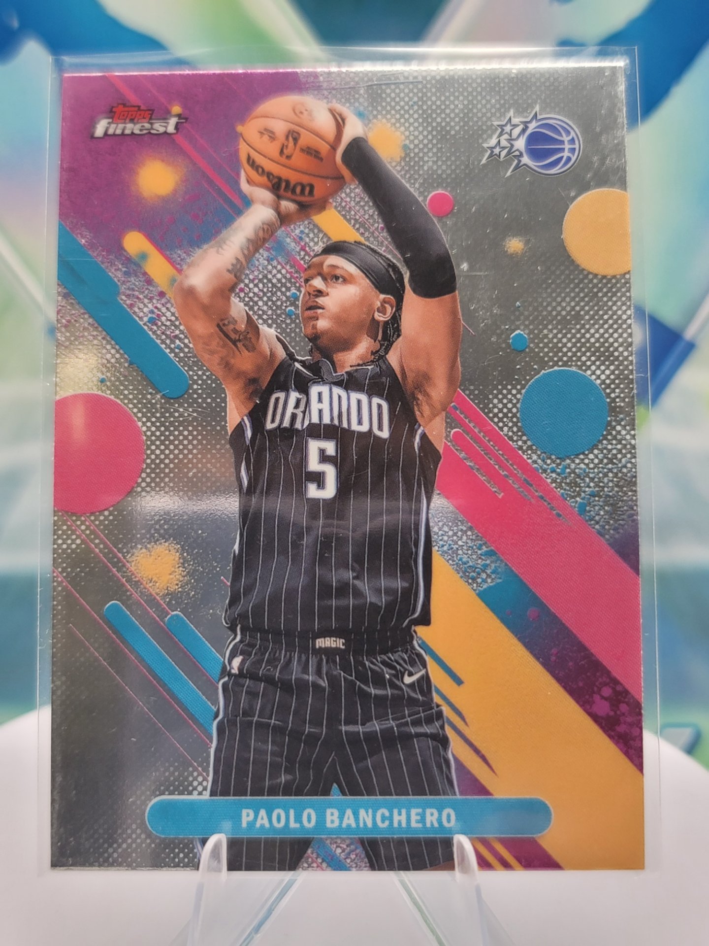 2025 Topps Topps Finest Paolo Banchero — 2025 Topps Topps Finest Common Paolo Banchero