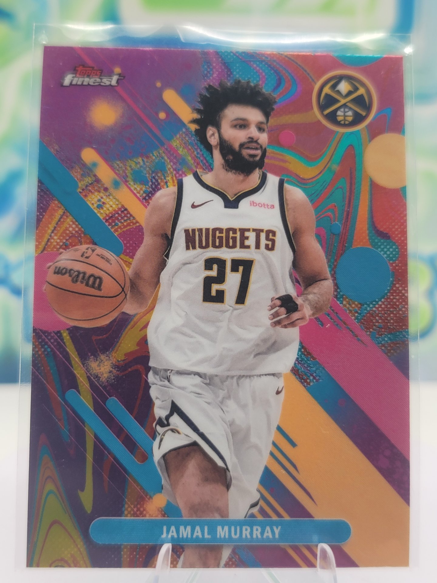 2026 Topps Topps Finest Jamal Murray — 2026 Topps Topps Finest Common Oilspill Jamal Murray