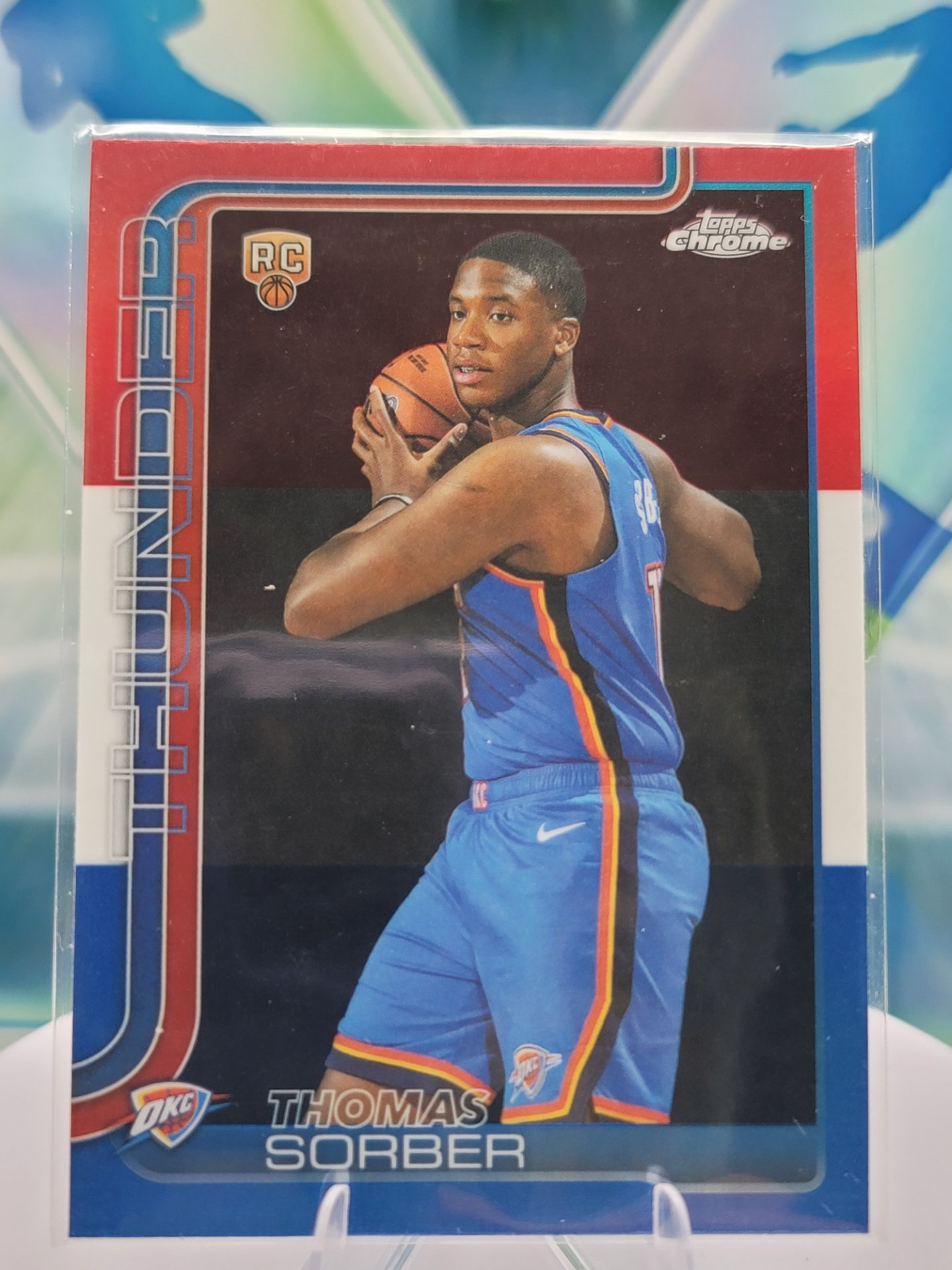 2025 Topps Topps Chrome Thomas Sorber — 2025 Topps Topps Chrome Red White Blue Thomas Sorber Rookie