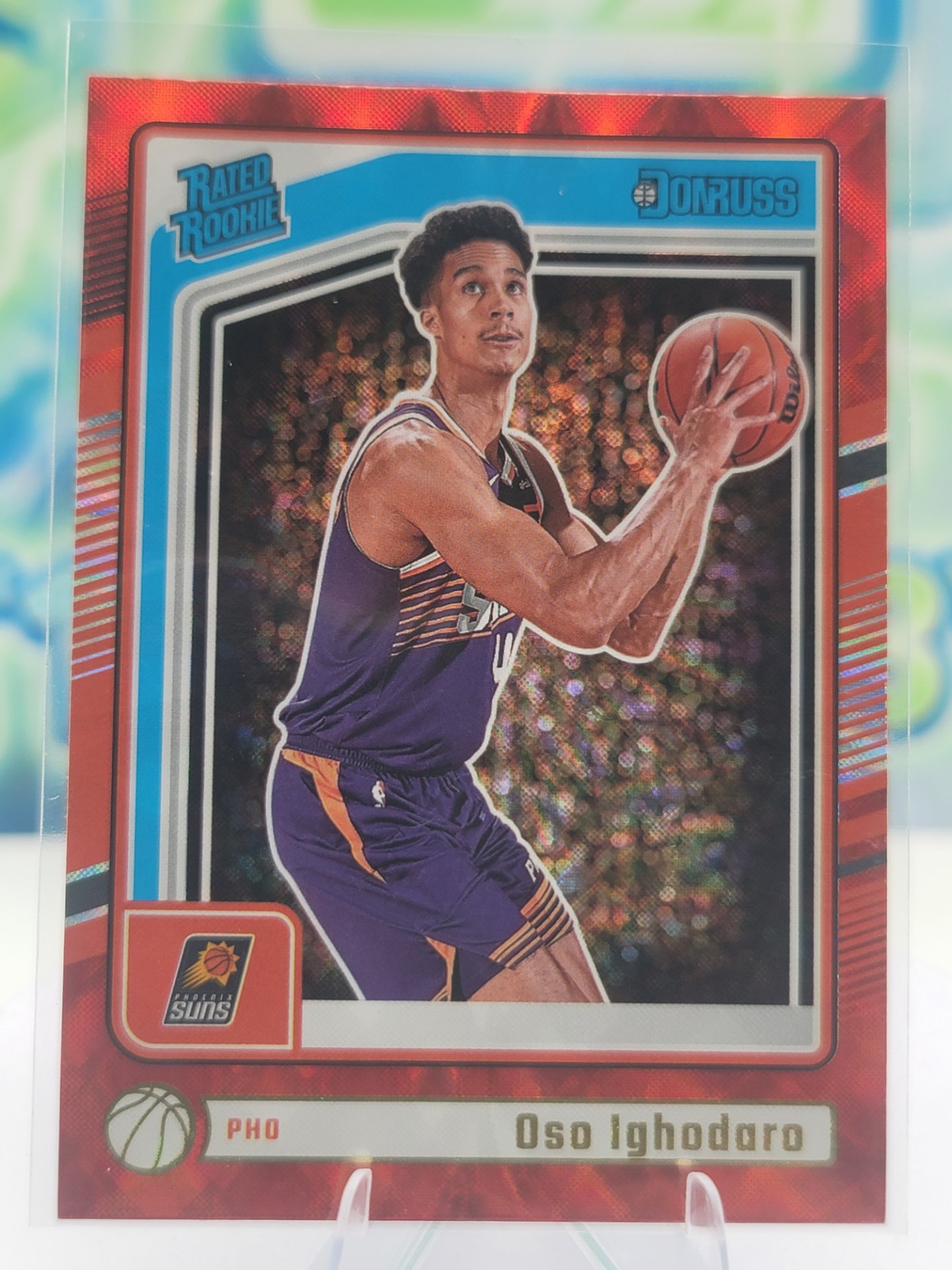 2025 Panini Donruss Oso Ighodoro — 2025 Panini Donruss Rated Rookie Red Wedges Oso Ighodoro